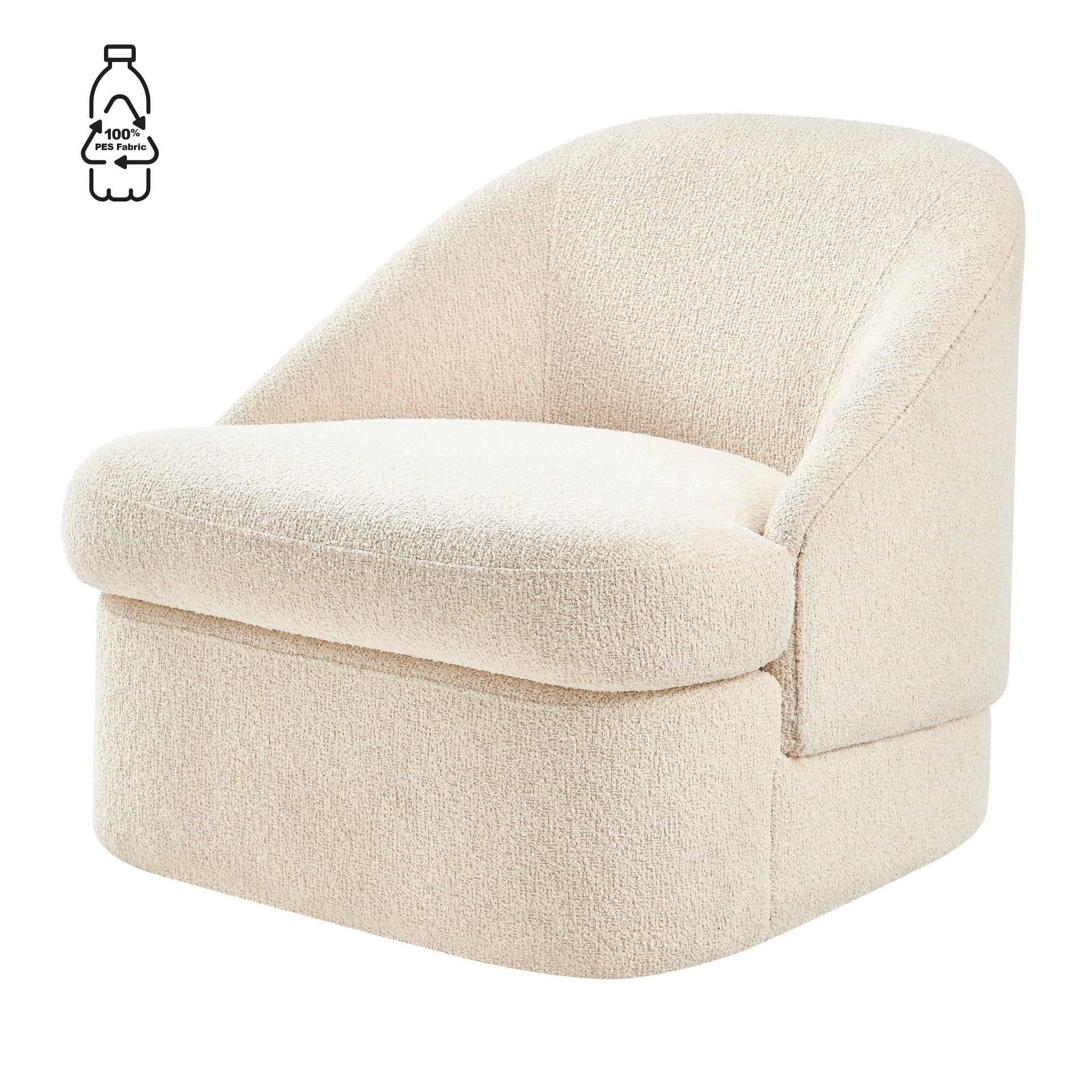 Hurley Fabric Swivel Accent Chair - What A Room