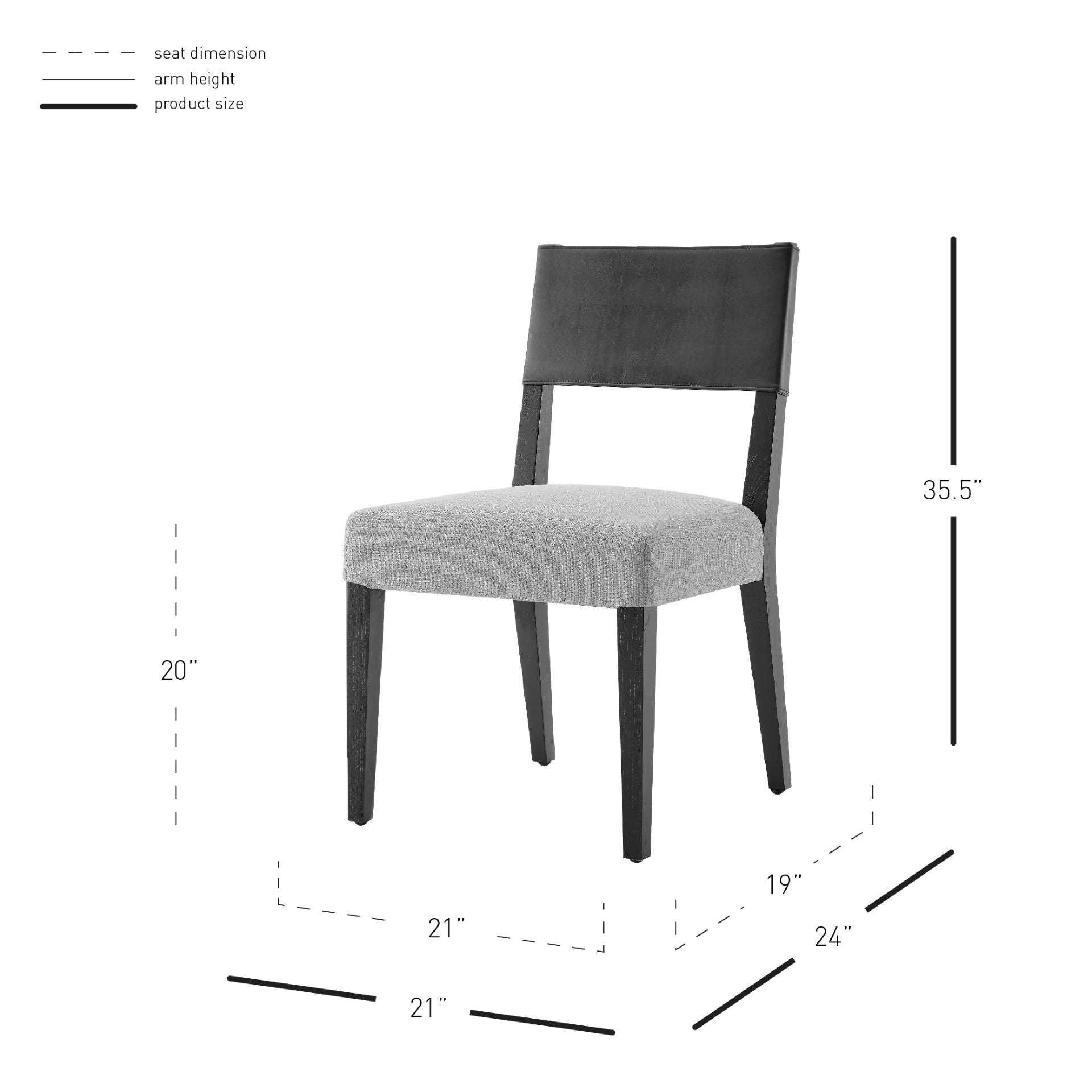 Kylo / Fabric Dining Side Chair (Set of 2) - What A Room