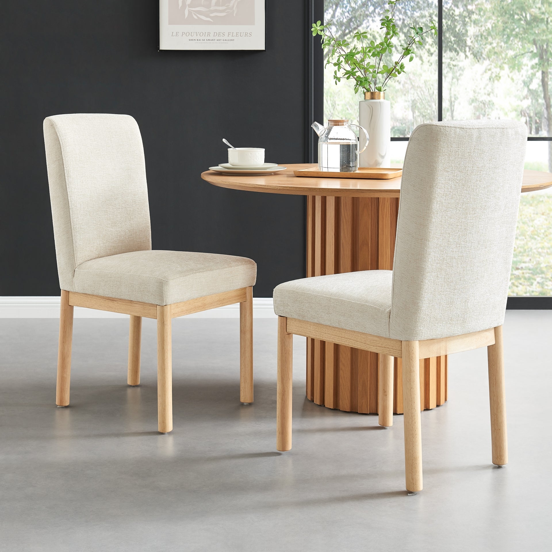 Bloomfield  Fabric High-Back Dining Side Chair (Set of 2) - What A Room