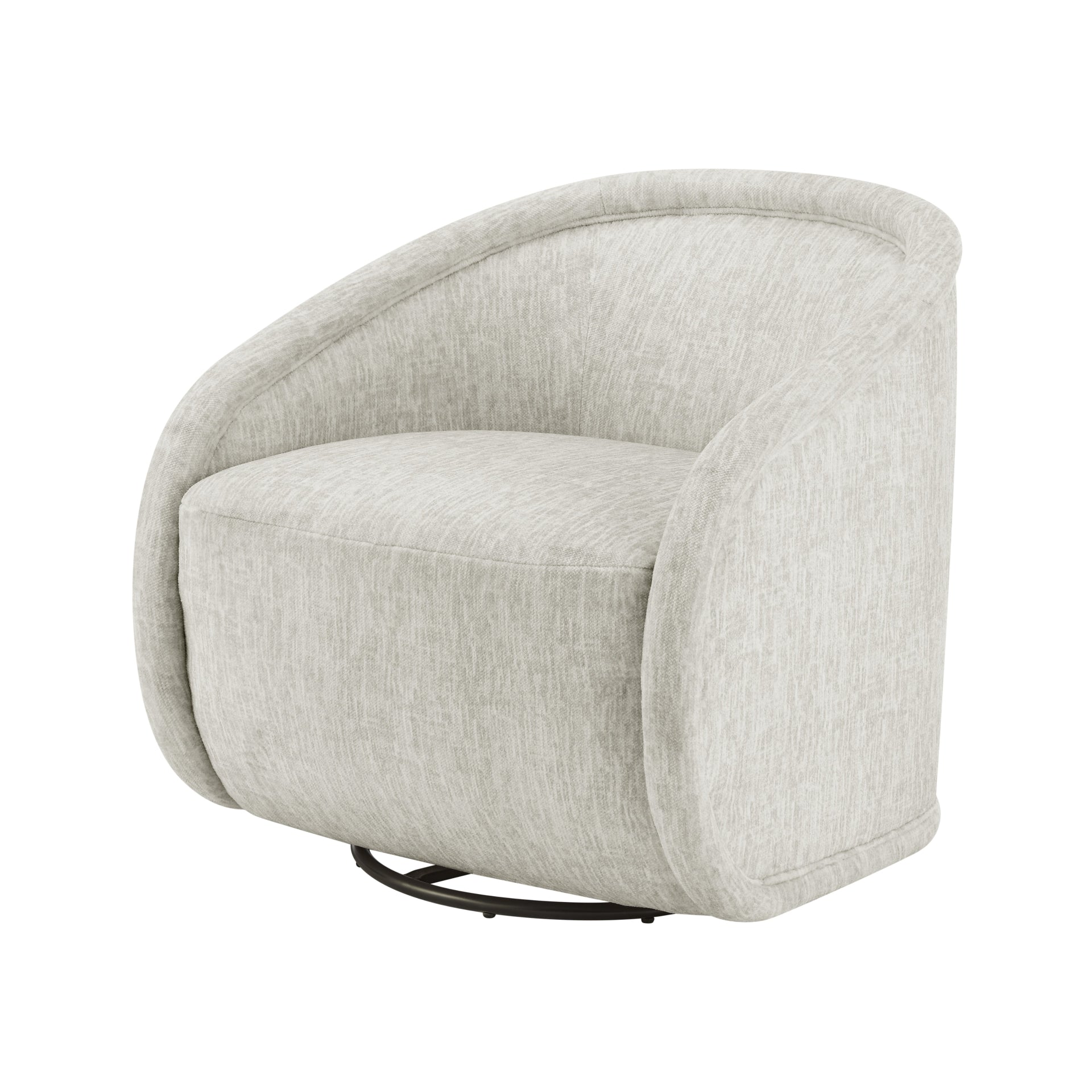 Margareth Fabric Swivel Accent Arm Chair - What A Room