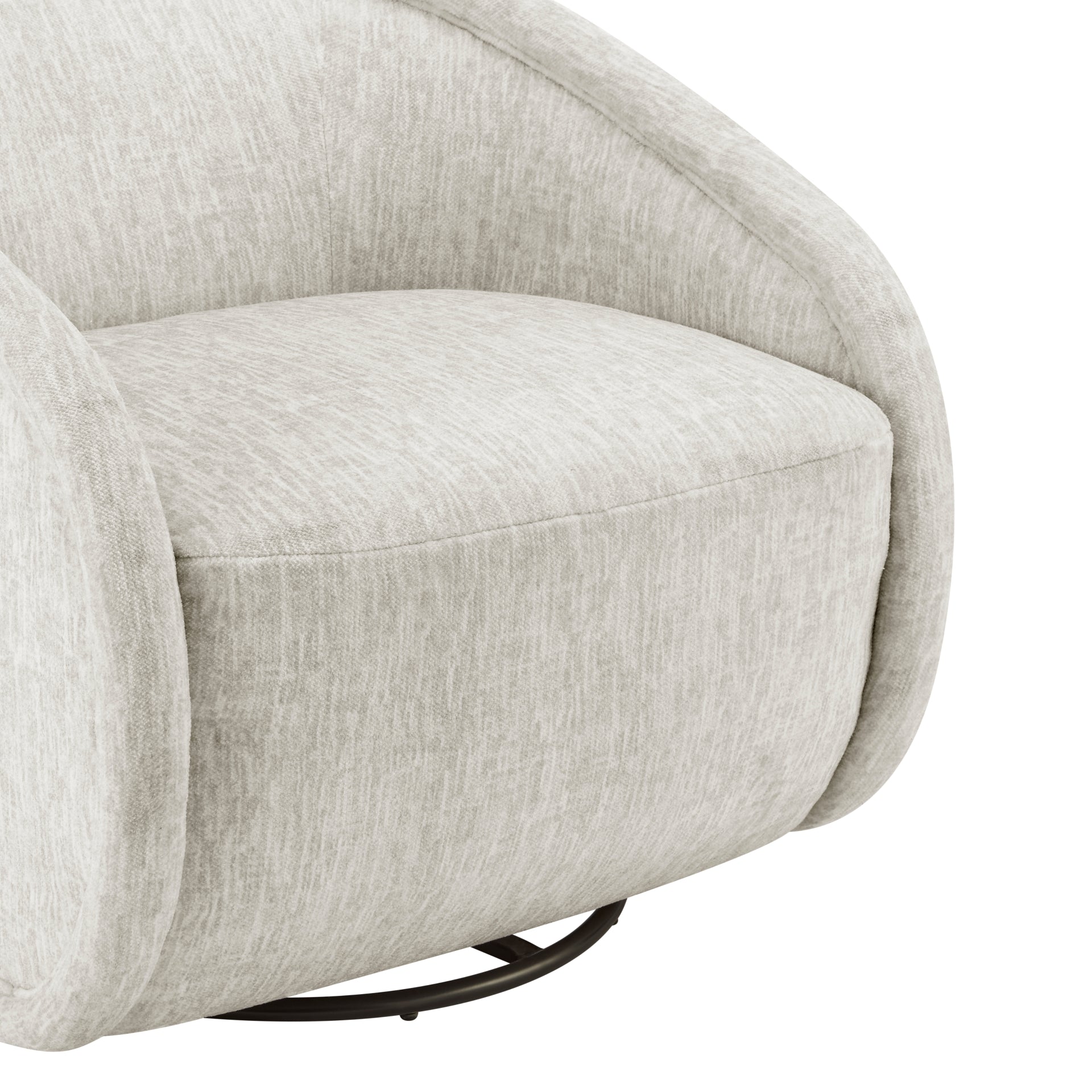 Margareth Fabric Swivel Accent Arm Chair - What A Room