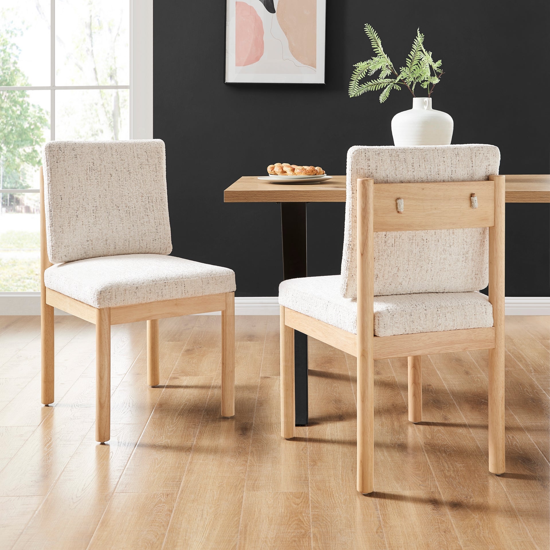 Melvin  Fabric Dining Side Chair (Set of 2) - What A Room