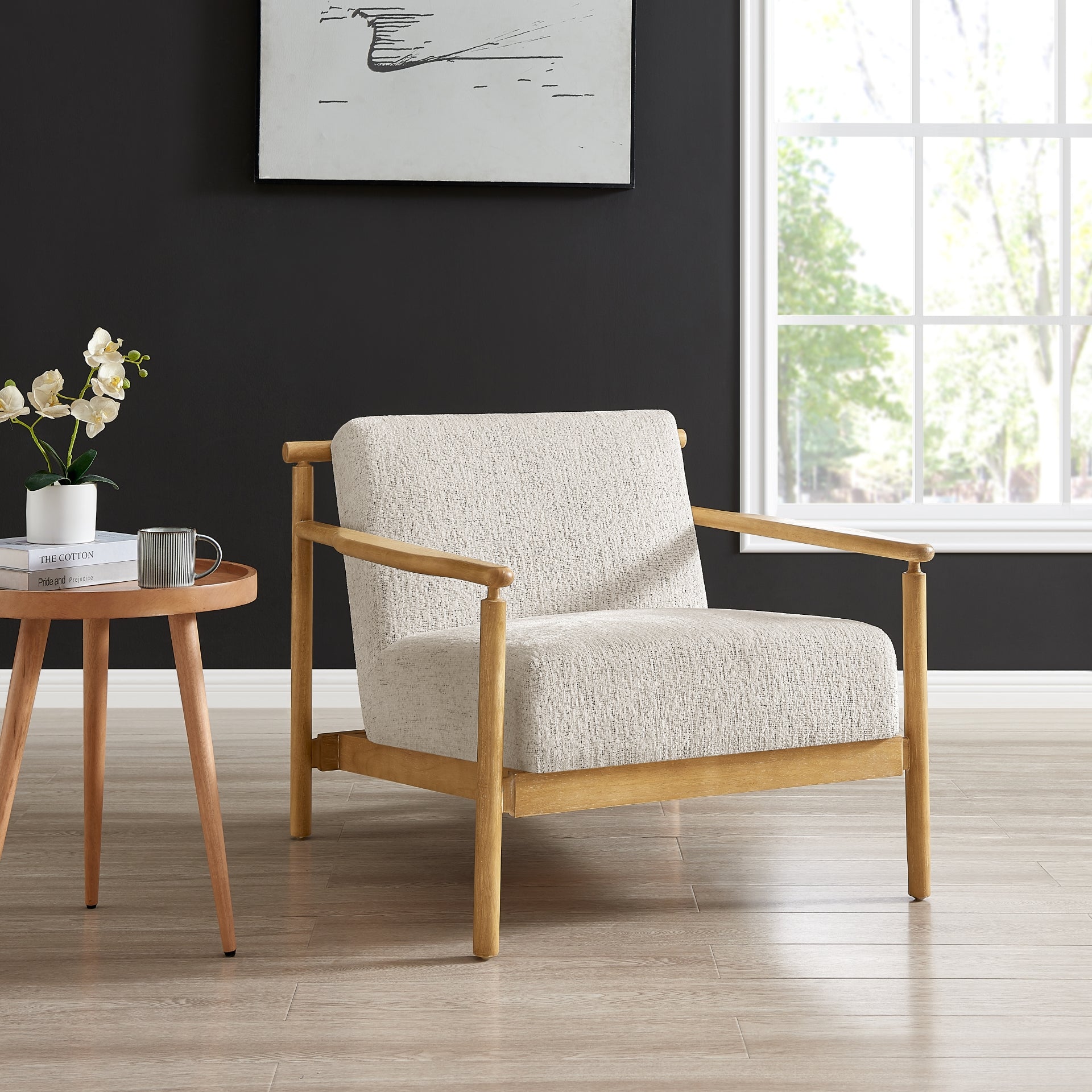 Arnold Fabric Accent Arm Chair - What A Room