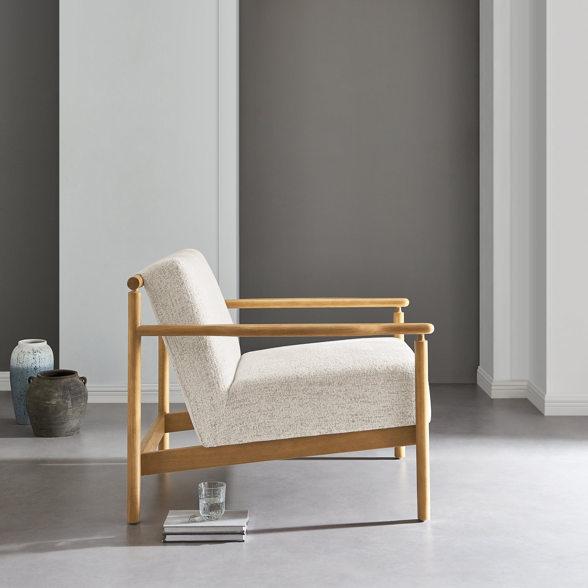 Arnold Fabric Accent Arm Chair - What A Room