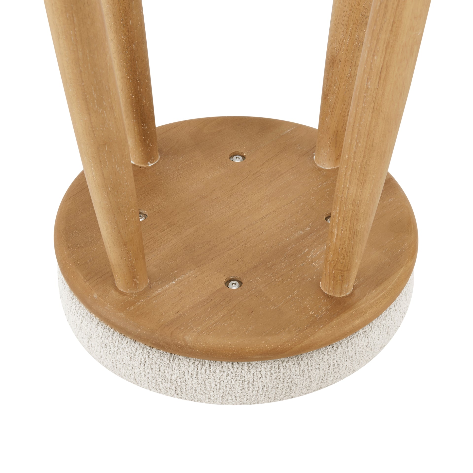 Deandre Fabric Backless Swivel Counter Stool - What A Room