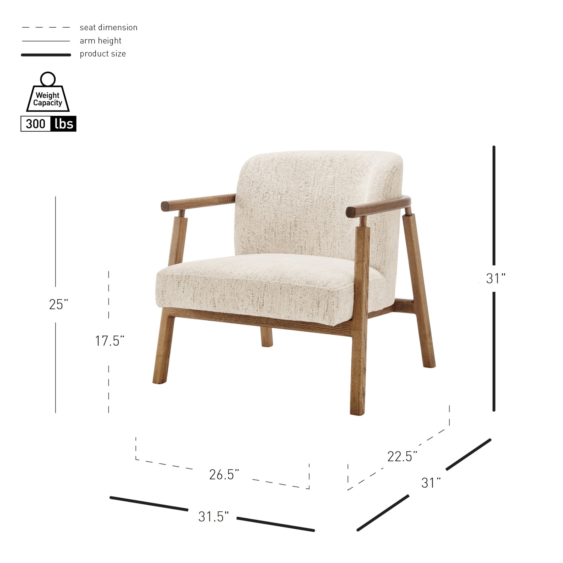 Reiner Fabric Accent Arm Chair - What A Room