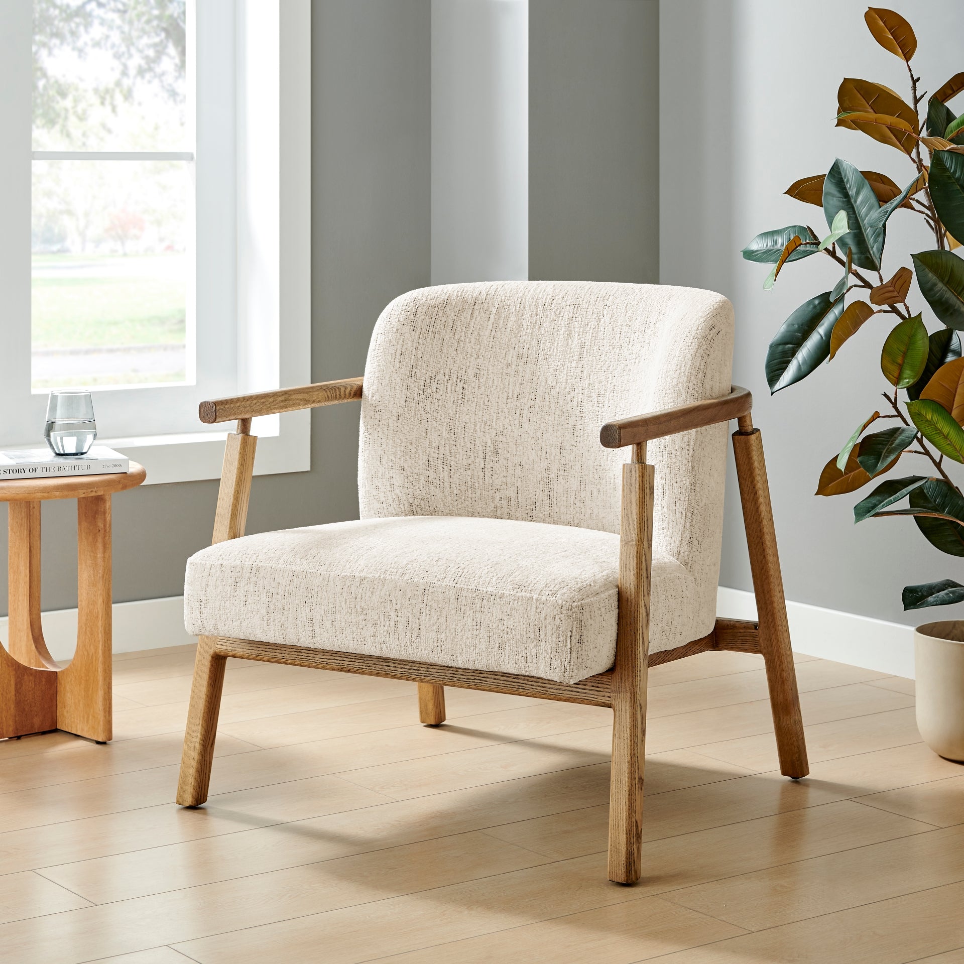 Reiner Fabric Accent Arm Chair - What A Room