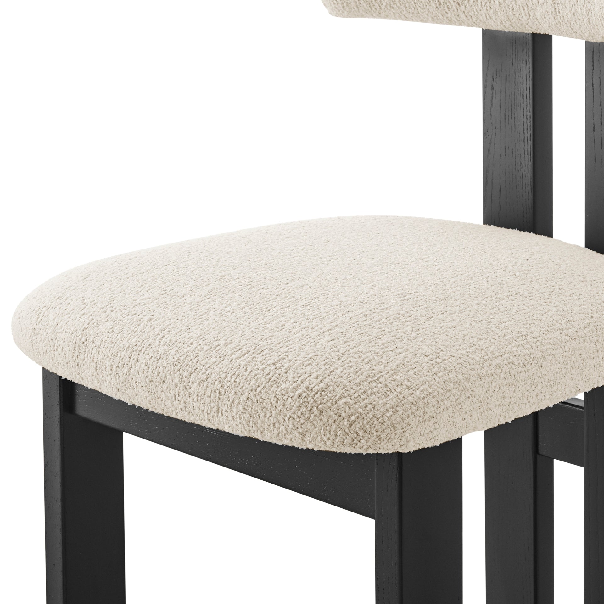 Hailey Boucle Dining Side Chair (Set of 2) - What A Room