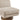 Zenda Fabric Swivel Accent Chair w/ Wooden Base - What A Room