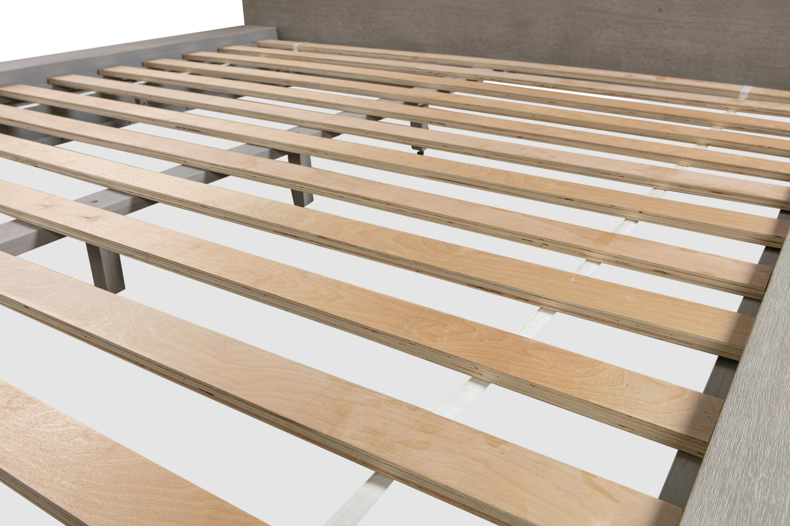 Melbourne Wood Platform Bed in Mineral - What A Room