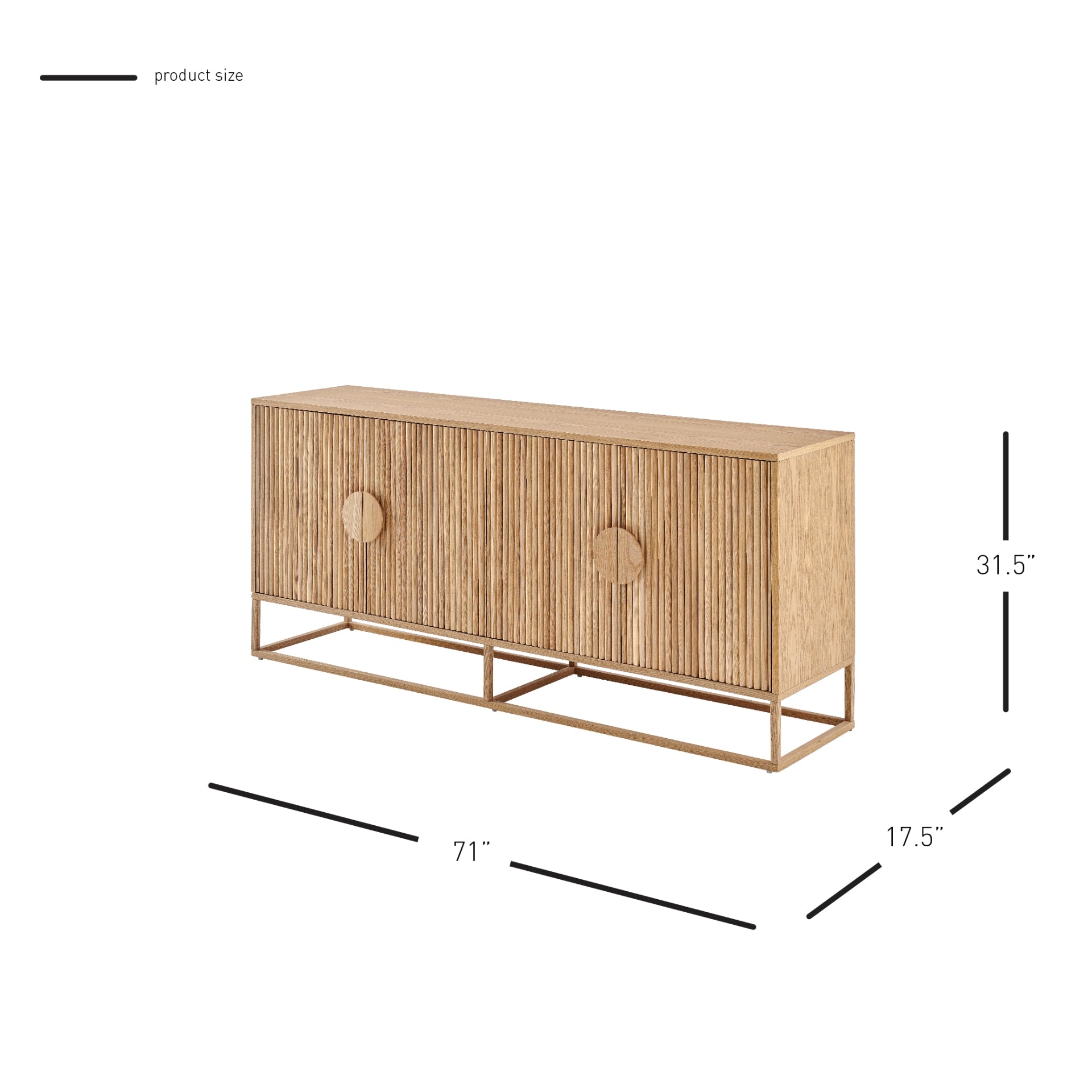 Ingrid  Sideboard w/ 4 Doors - What A Room