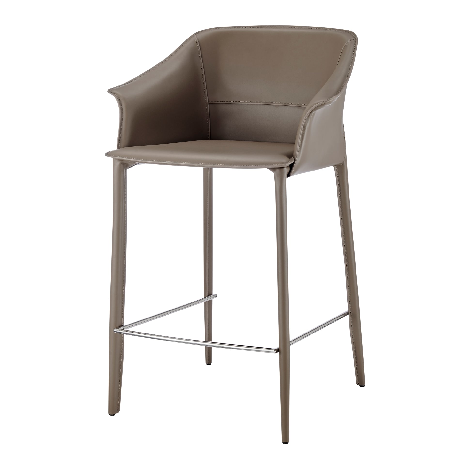 Callie Recycled Leather Counter Stool - What A Room