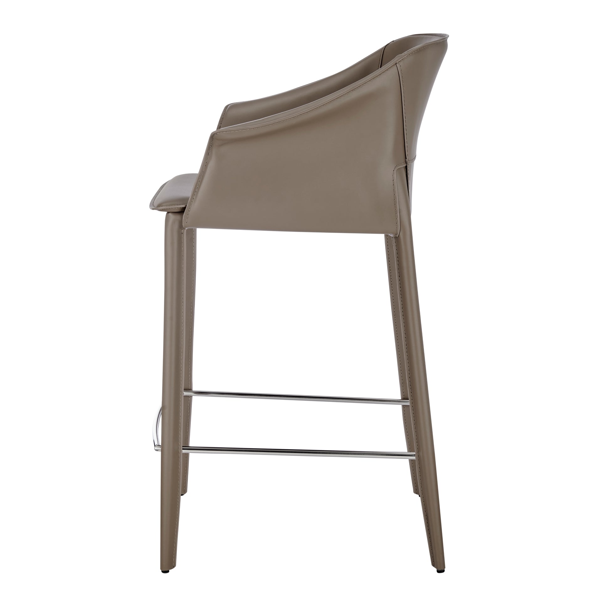 Callie Recycled Leather Counter Stool - What A Room