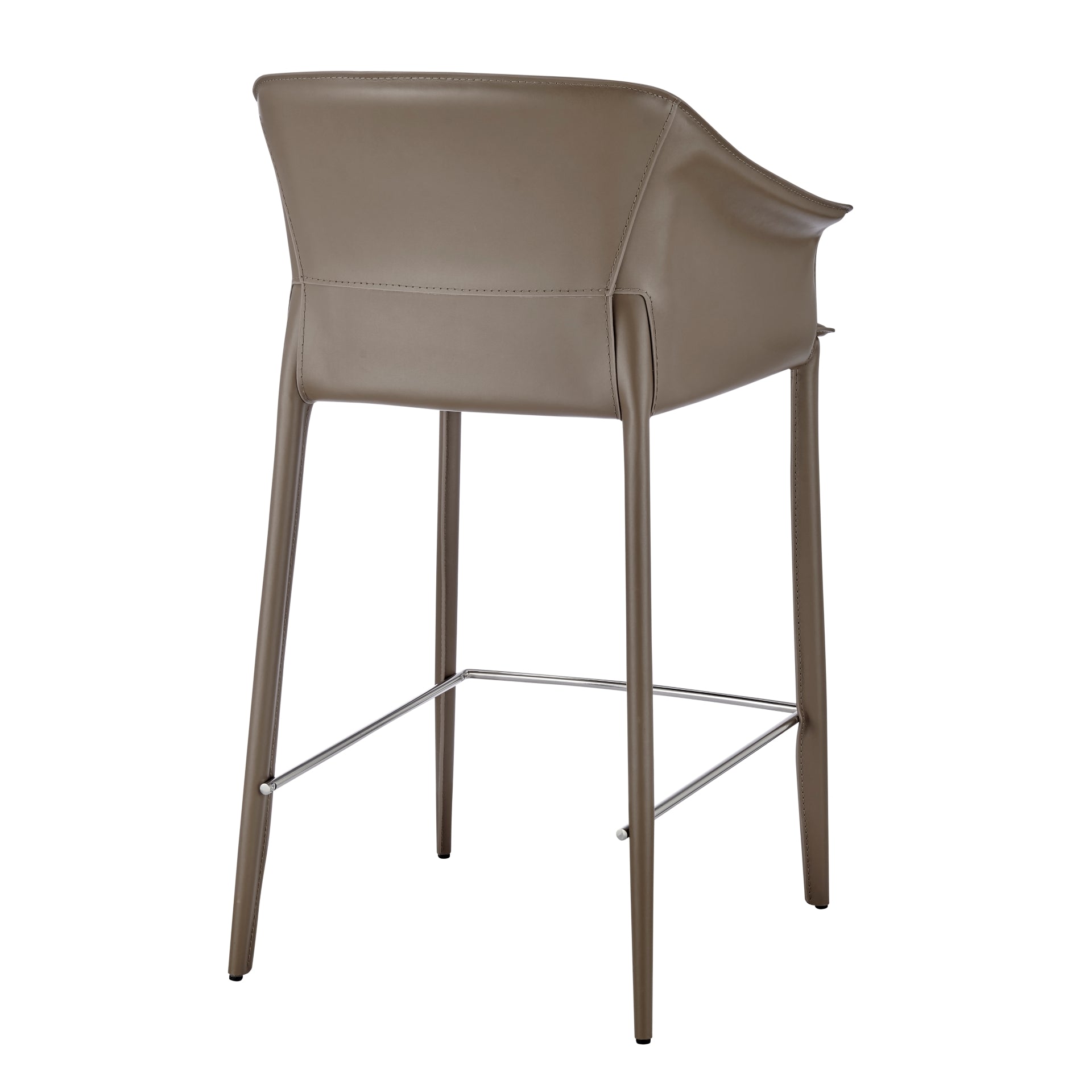 Callie Recycled Leather Counter Stool - What A Room