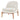 Adriana  Fabric Accent Chair Walnut Legs - What A Room