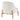 Adriana Fabric Accent Chair Walnut Legs - What A Room