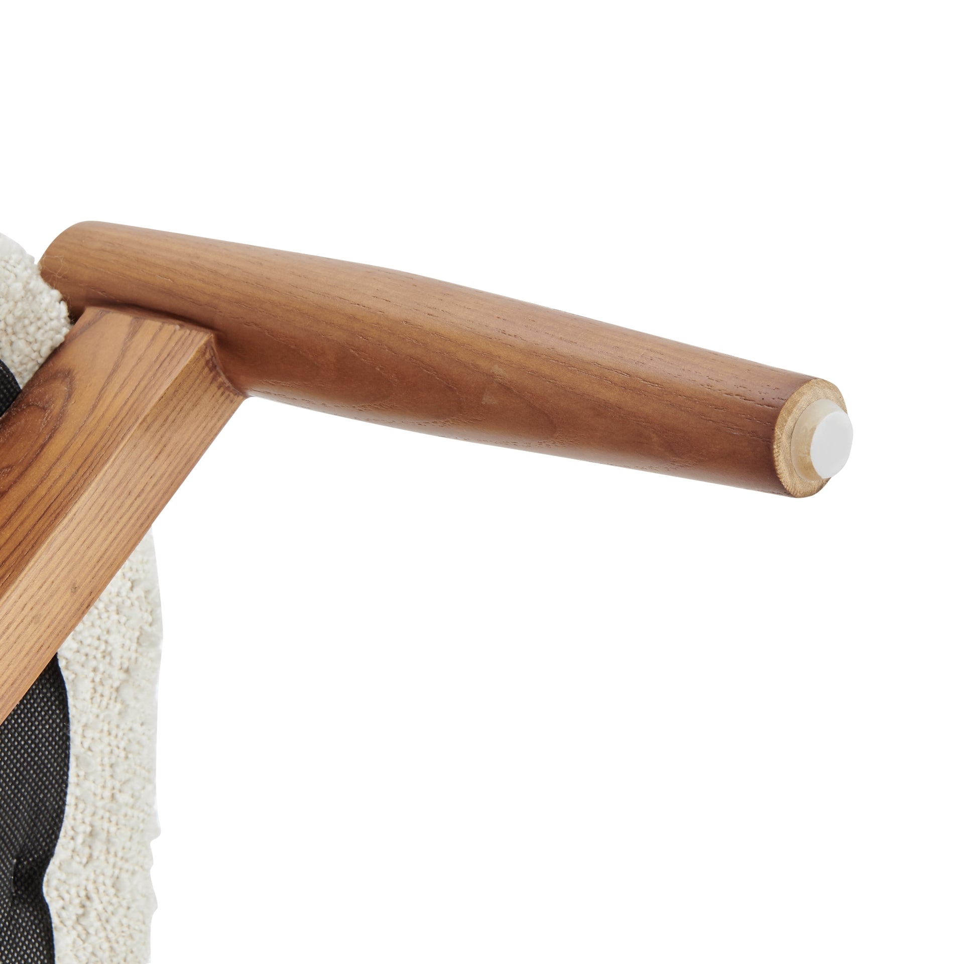 Adriana  Fabric Accent Chair Walnut Legs - What A Room