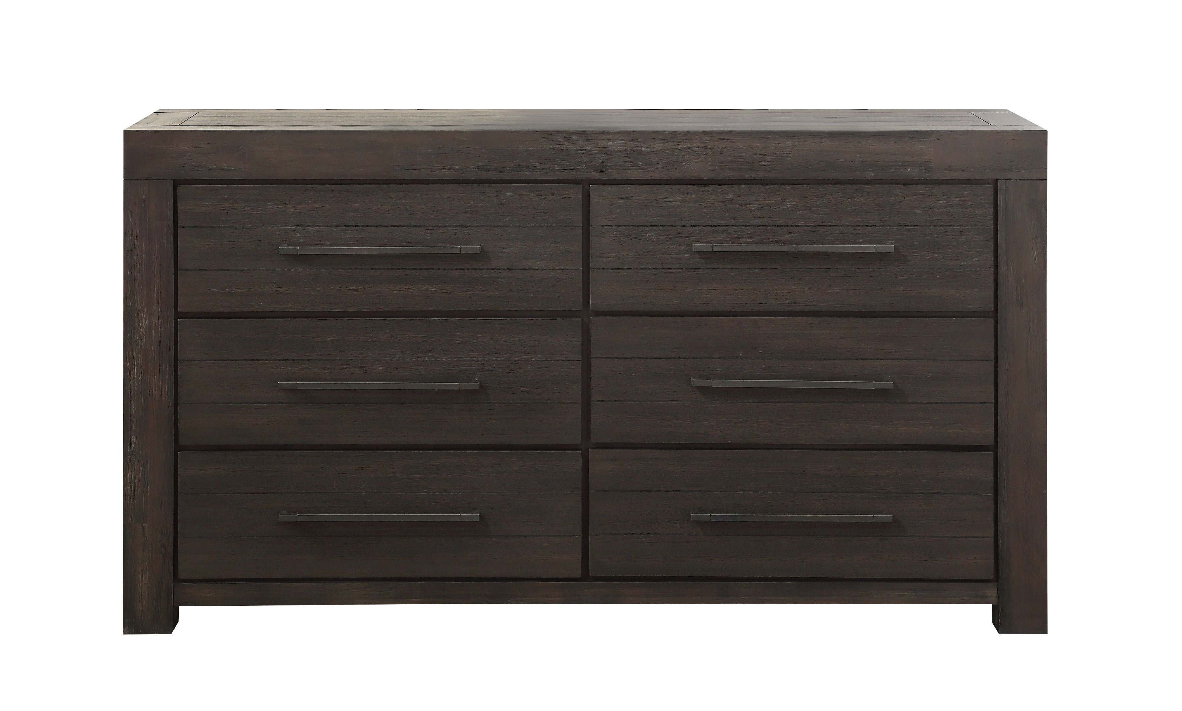 Heath Six Drawer Dresser in Basalt Grey - What A Room