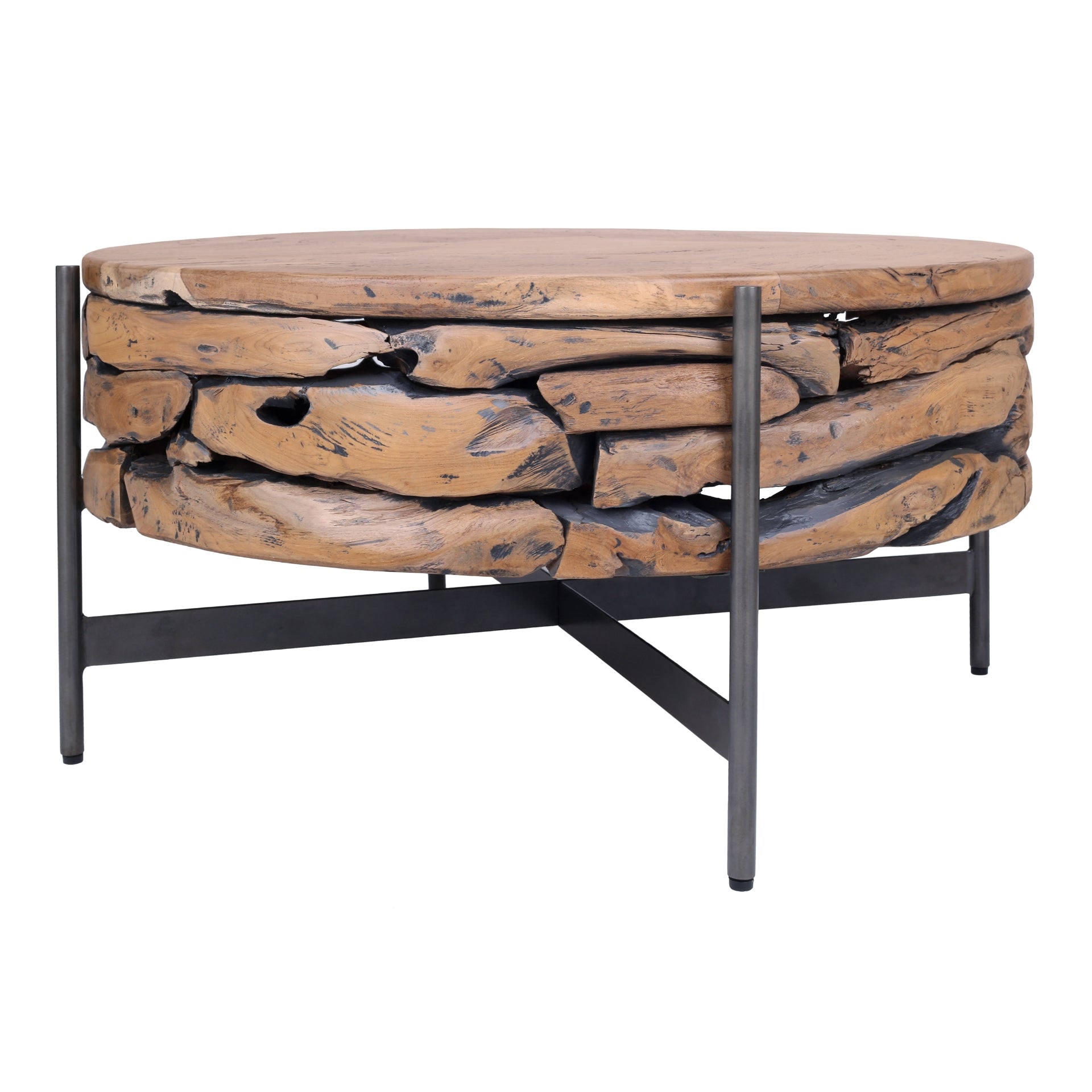Bardo  Reclaimed Teak Coffee Table - What A Room