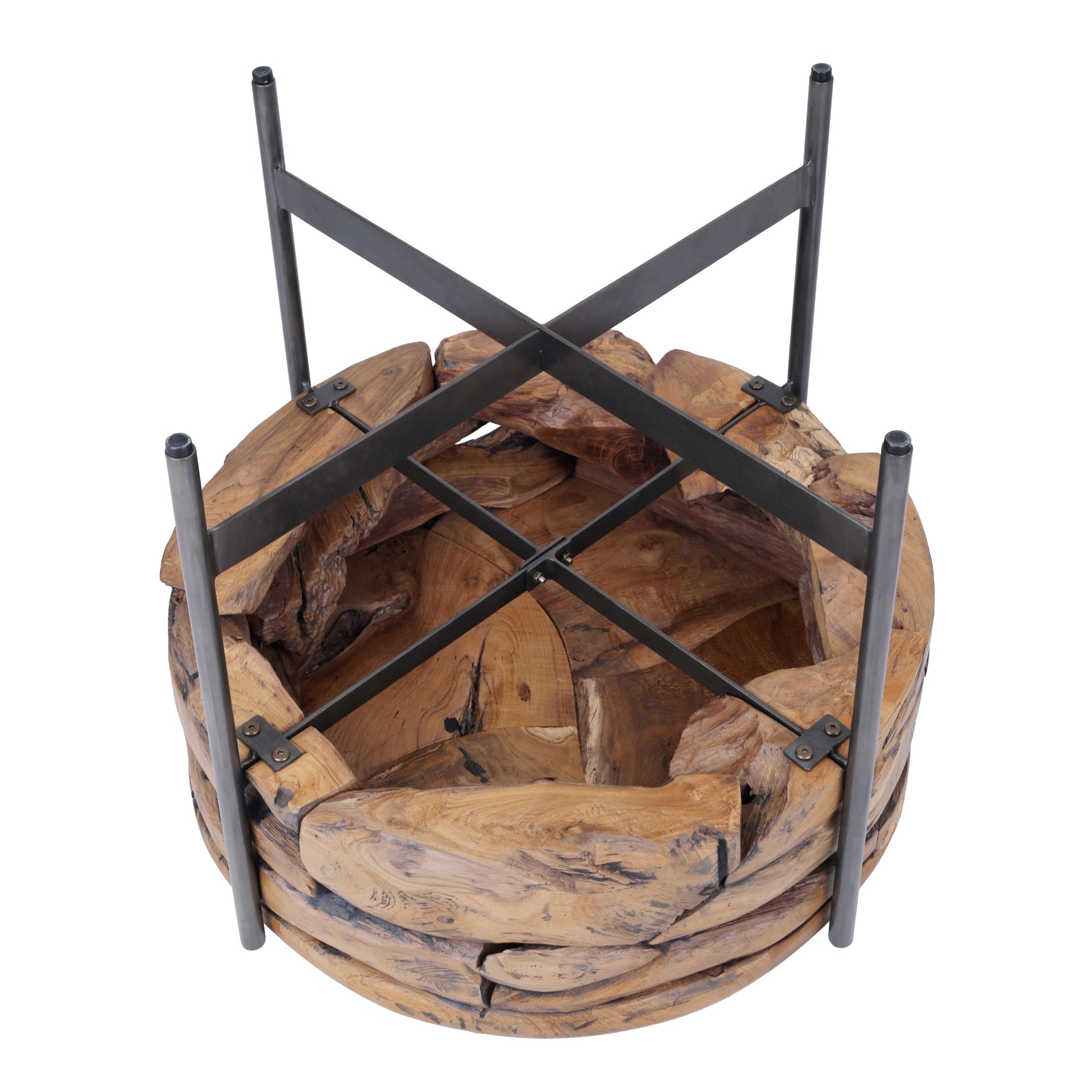 Bardo  Reclaimed Teak Side/ End Table - What A Room