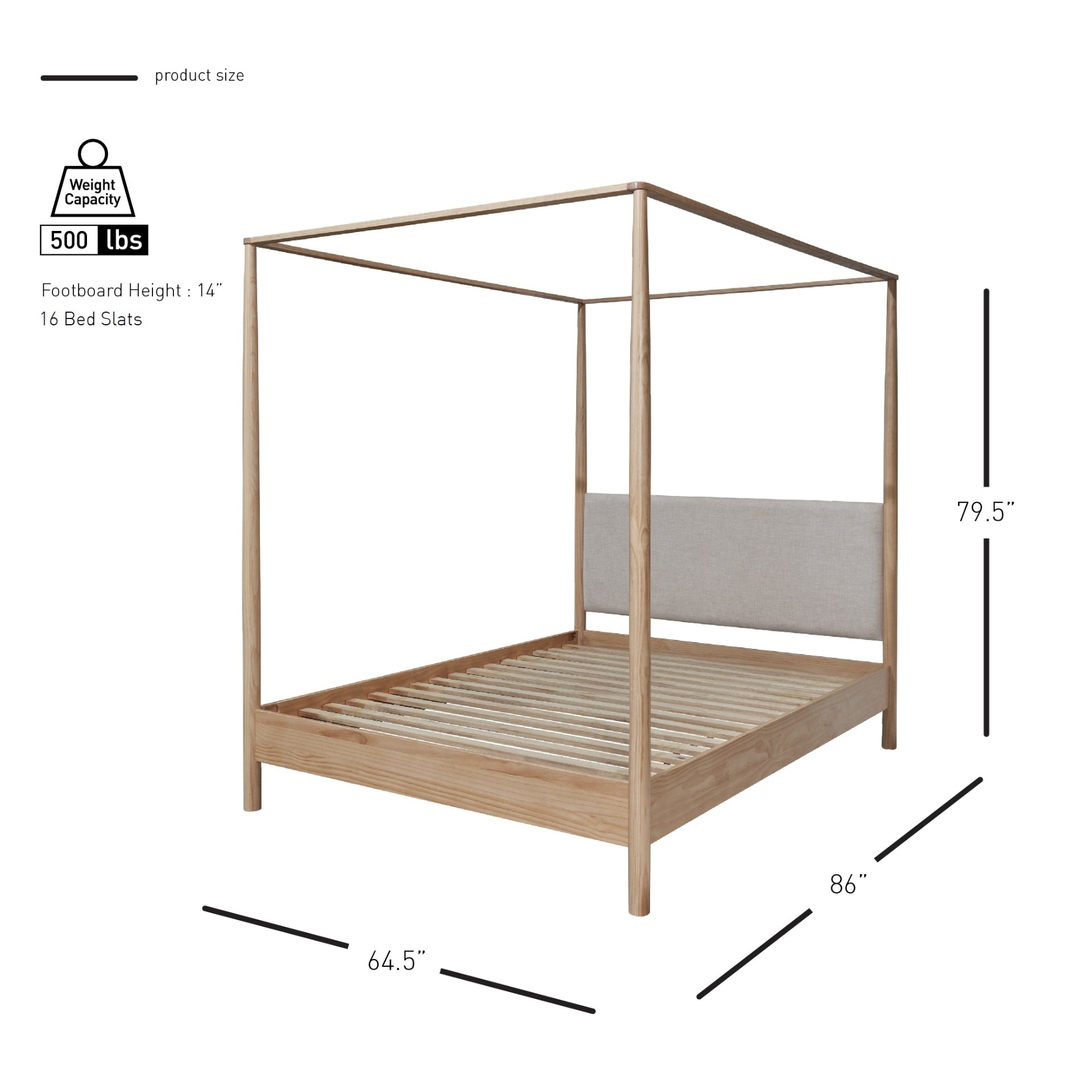 Bloomfield  Queen Canopy Bed Set - What A Room