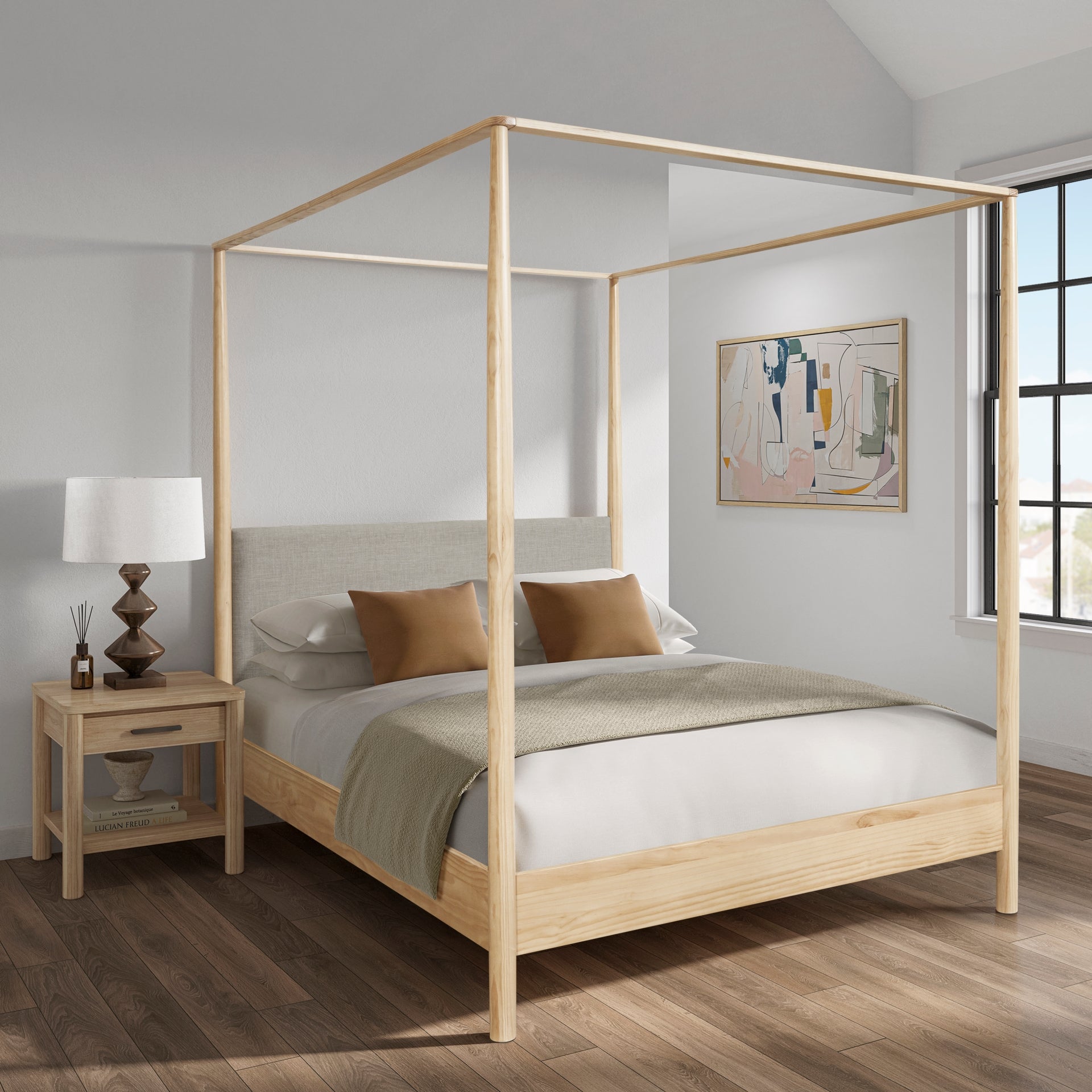 Bloomfield  Queen Canopy Bed Set - What A Room