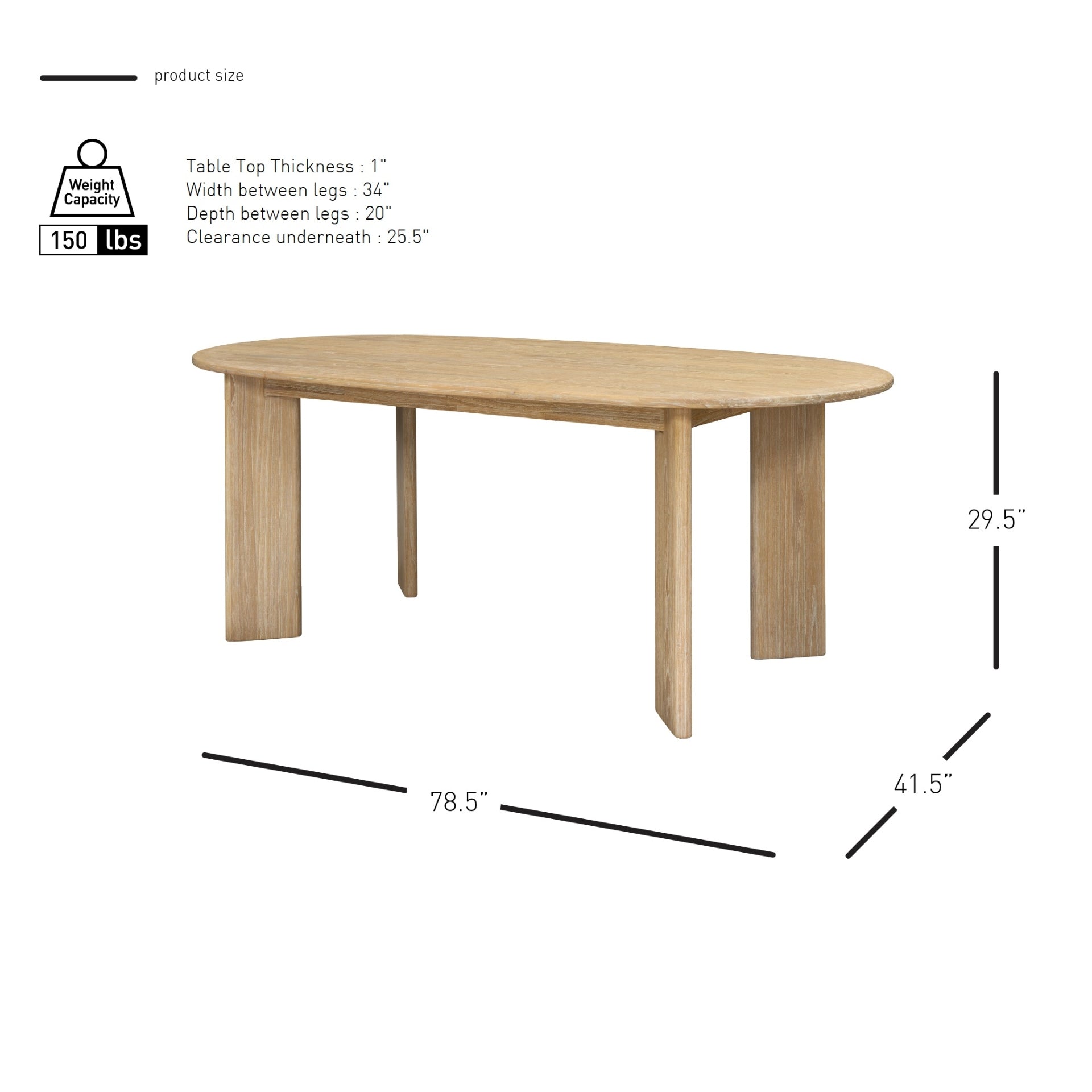 Drego  78.5" Oval Dining Table - What A Room