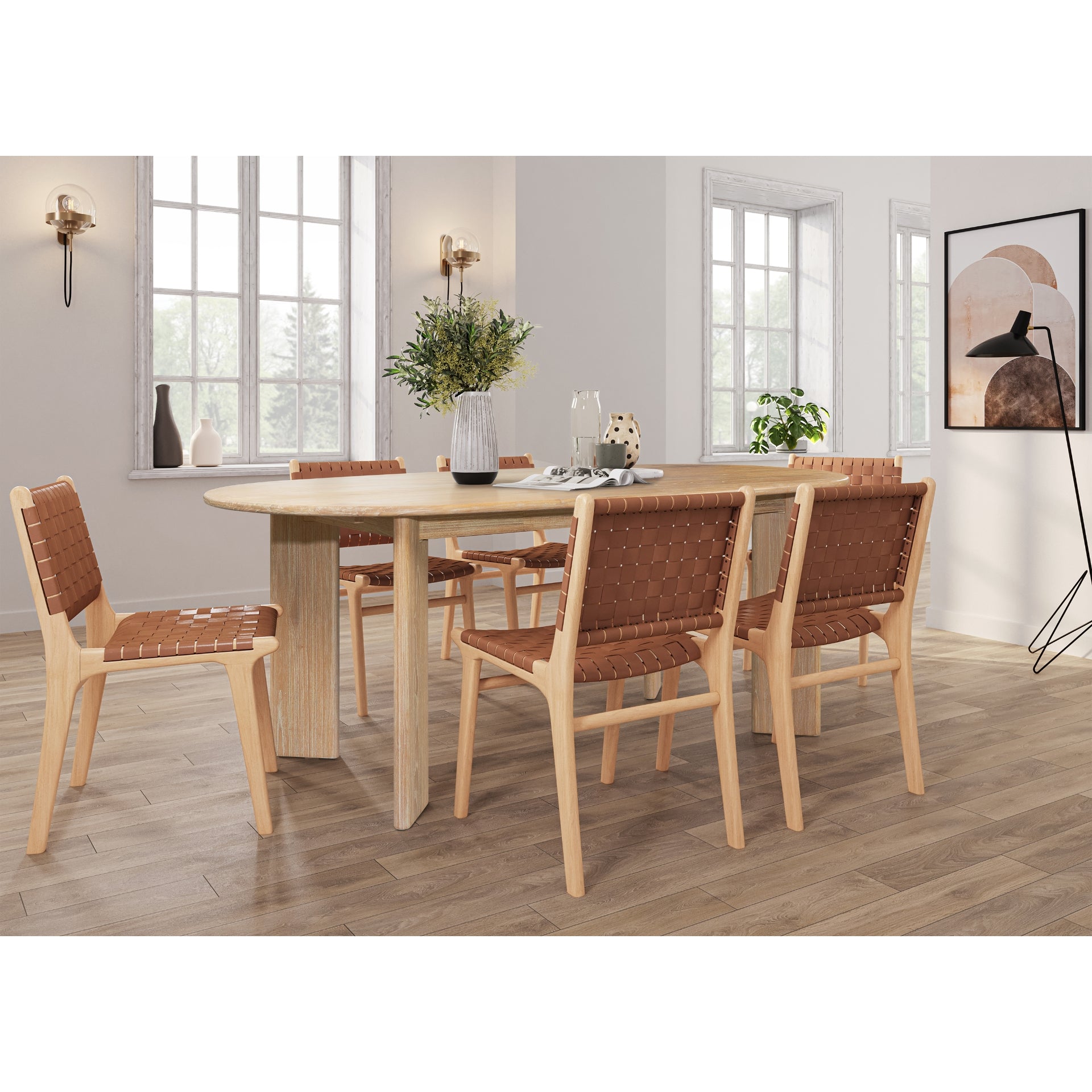 Drego  78.5" Oval Dining Table - What A Room