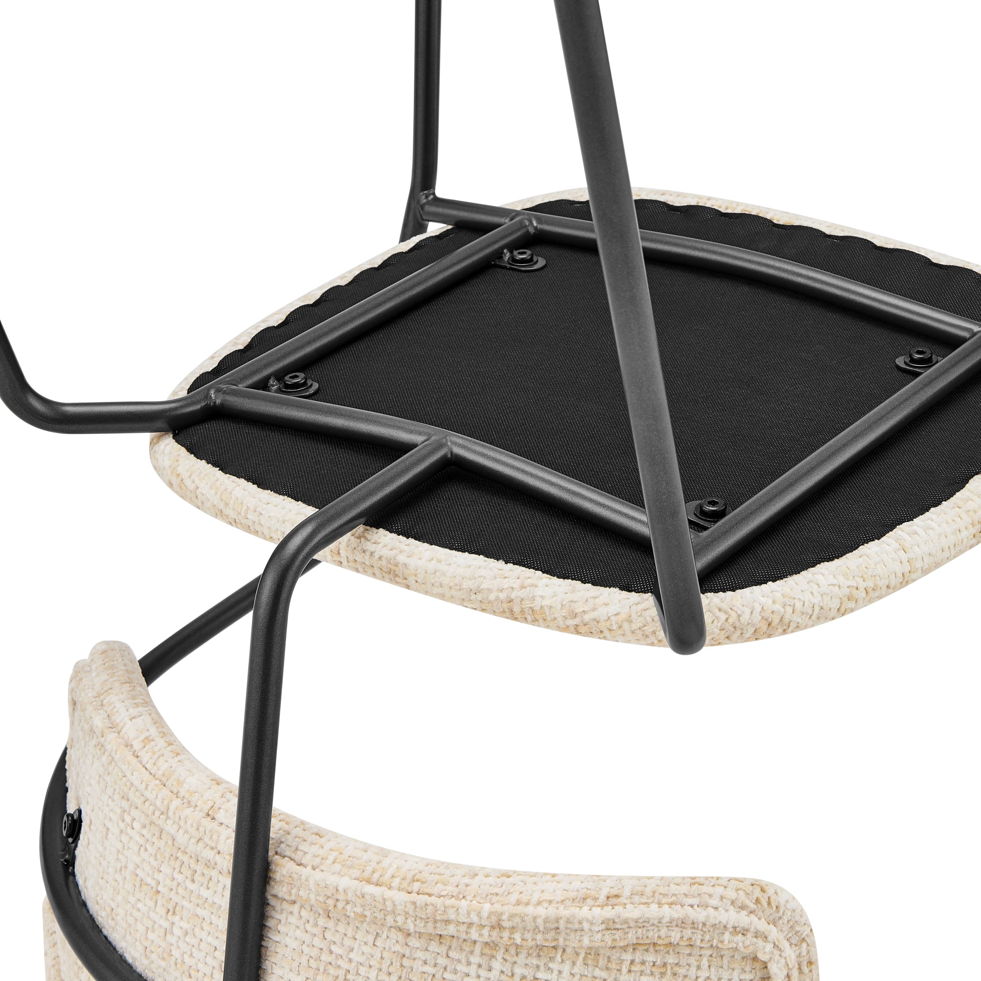 Alivia  Fabric Dining Side Arm Chair (Set of 2) - What A Room