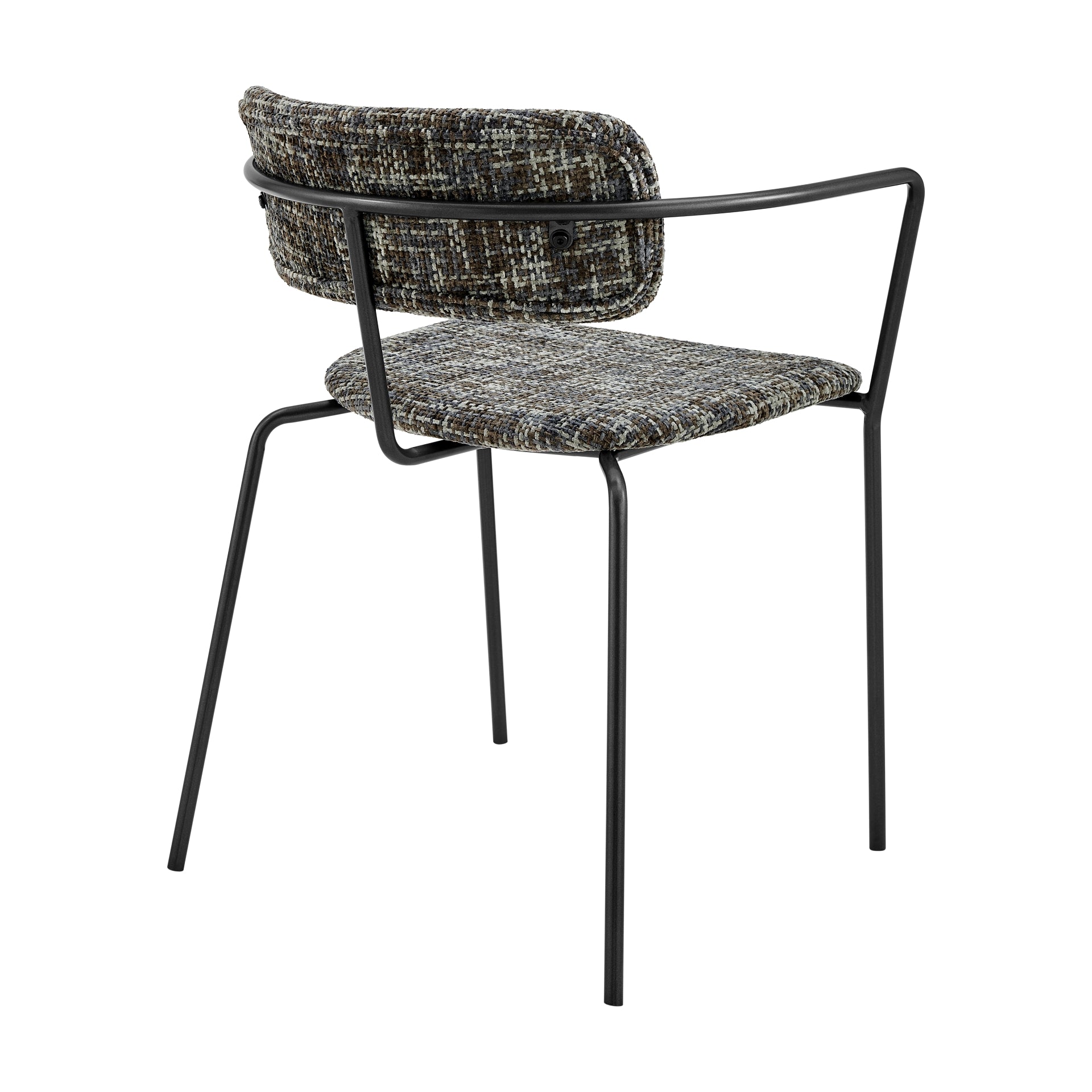 Alivia  Fabric Dining Side Arm Chair (Set of 2) - What A Room