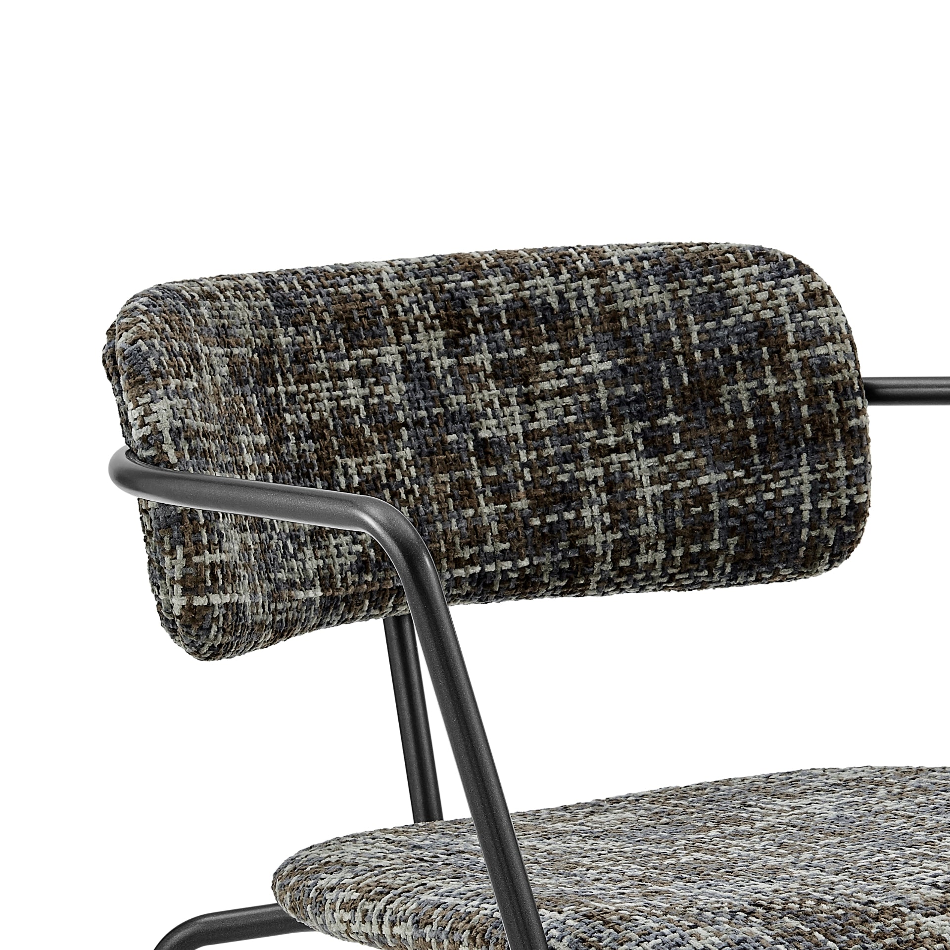 Alivia  Fabric Dining Side Arm Chair (Set of 2) - What A Room