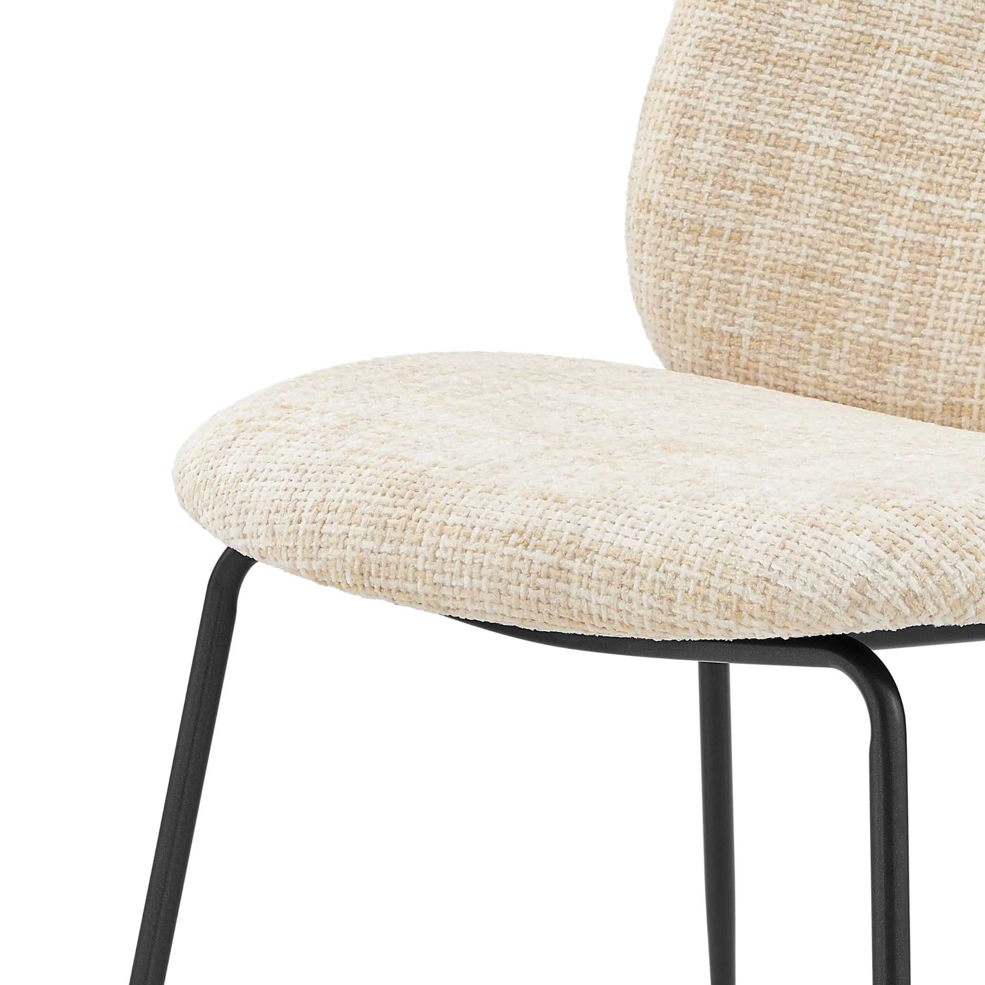 Nisha  Fabric Dining Side Chair (Set of 2) - What A Room