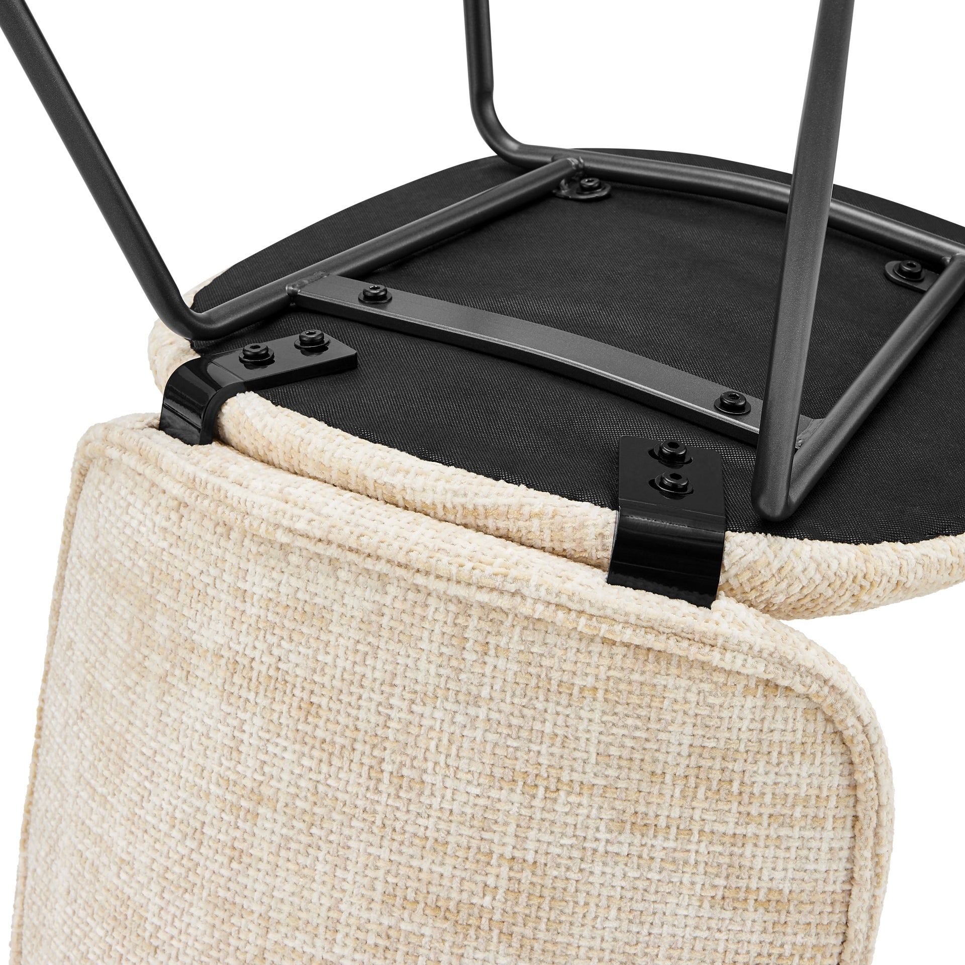 Nisha  Fabric Dining Side Chair (Set of 2) - What A Room