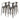 Metropolis Metal Counter Stool (Set of 4) - What A Room