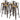 Metropolis Low Back Stool Wood Seat (Set of 4) - What A Room