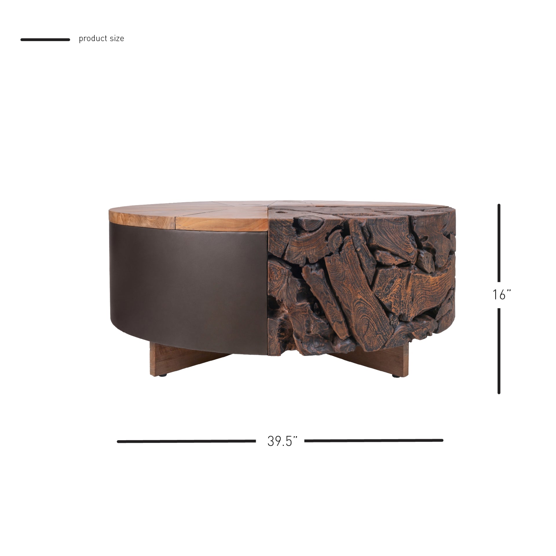 Brizo Reclaimed Teak Coffee Table - What A Room