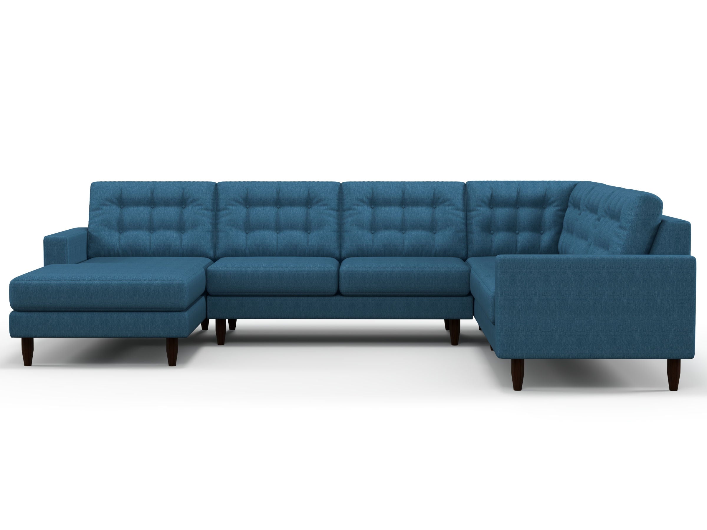 Jasper MCM U Shaped Sectional with Chaise - What A Room