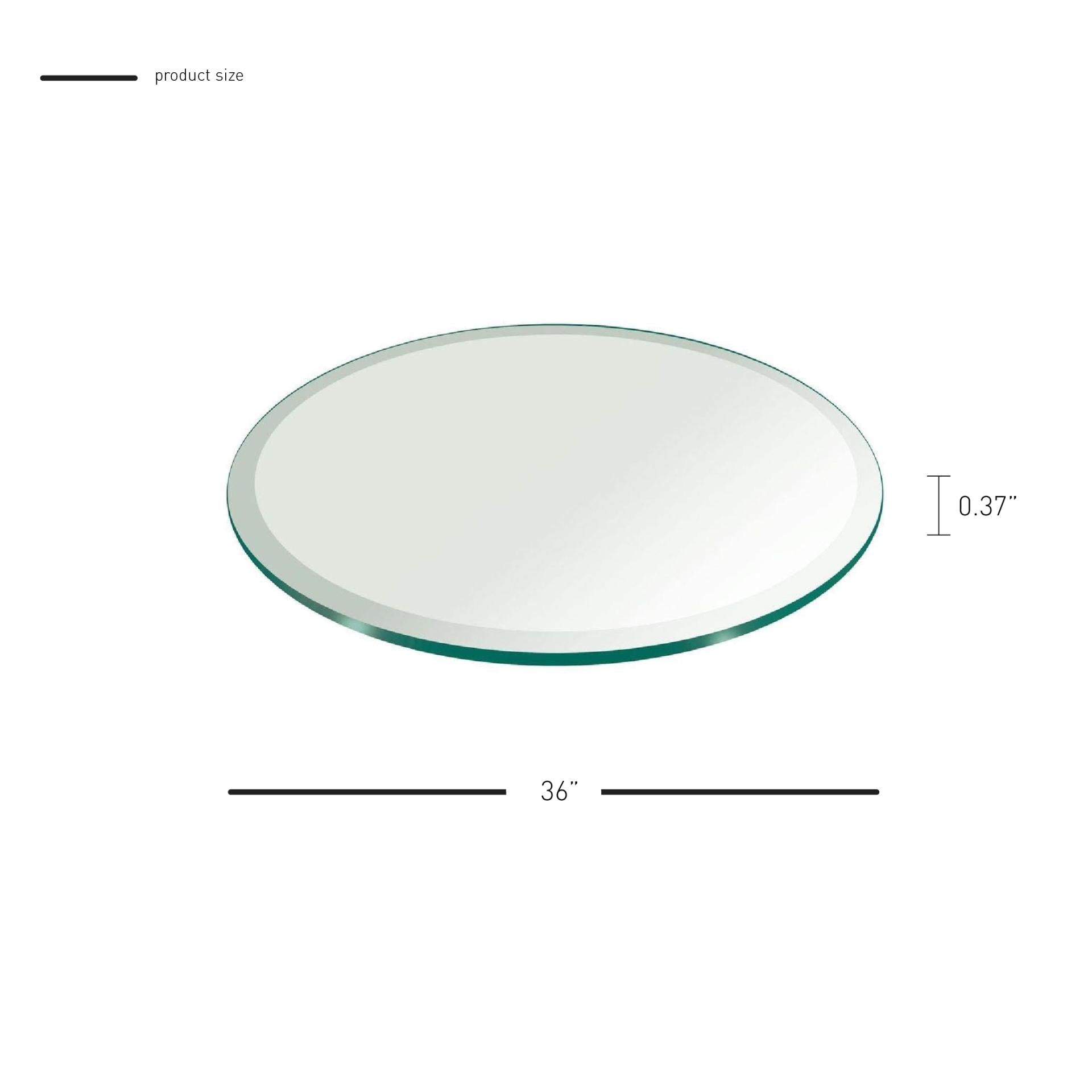 Round Glass Top - What A Room