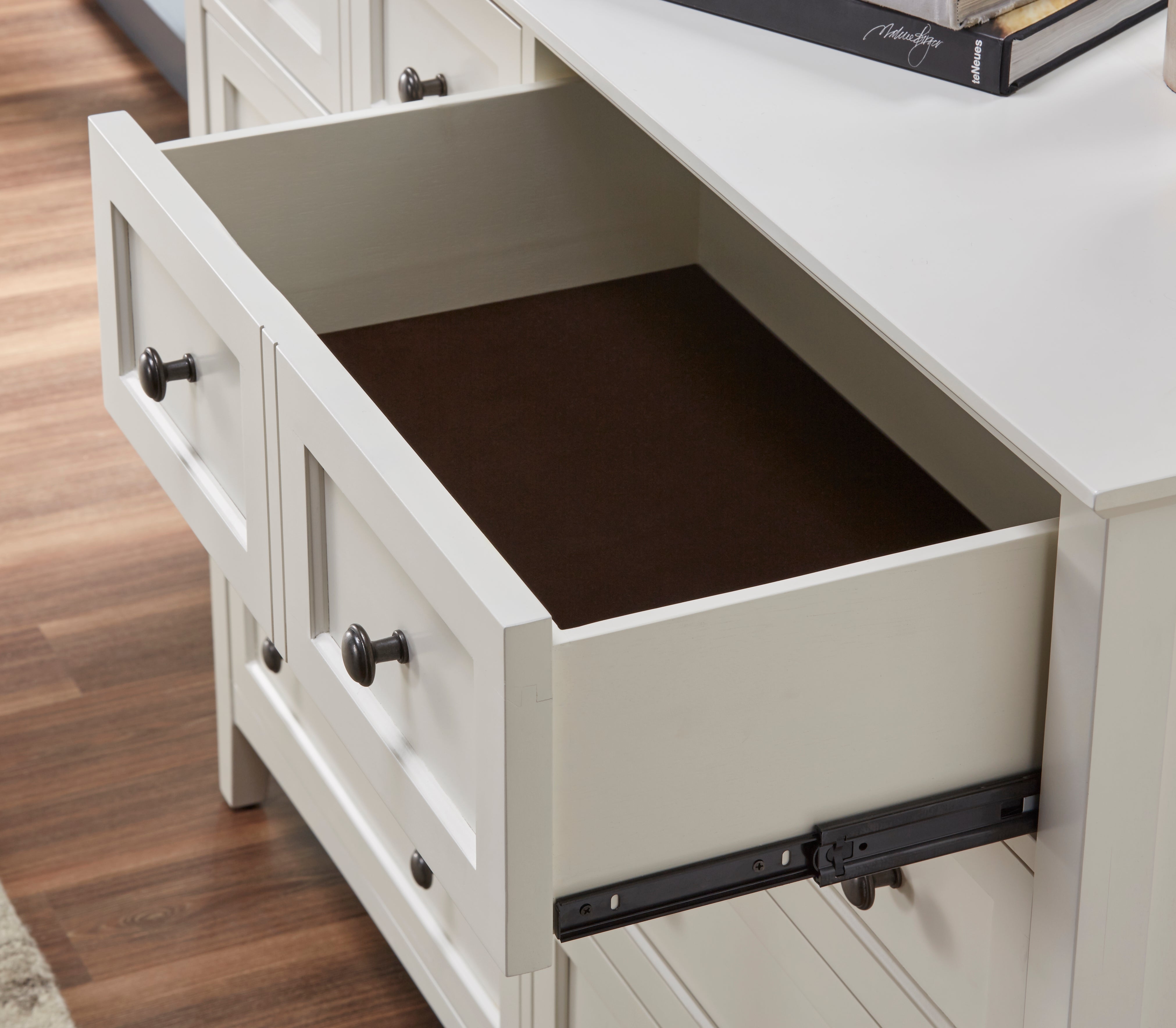 Paragon Five Drawer Chest in White - What A Room