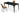 Nicoya Upholstered Dining Chair in Buckskin Synthetic Leather and Black (Set of 2) - What A Room