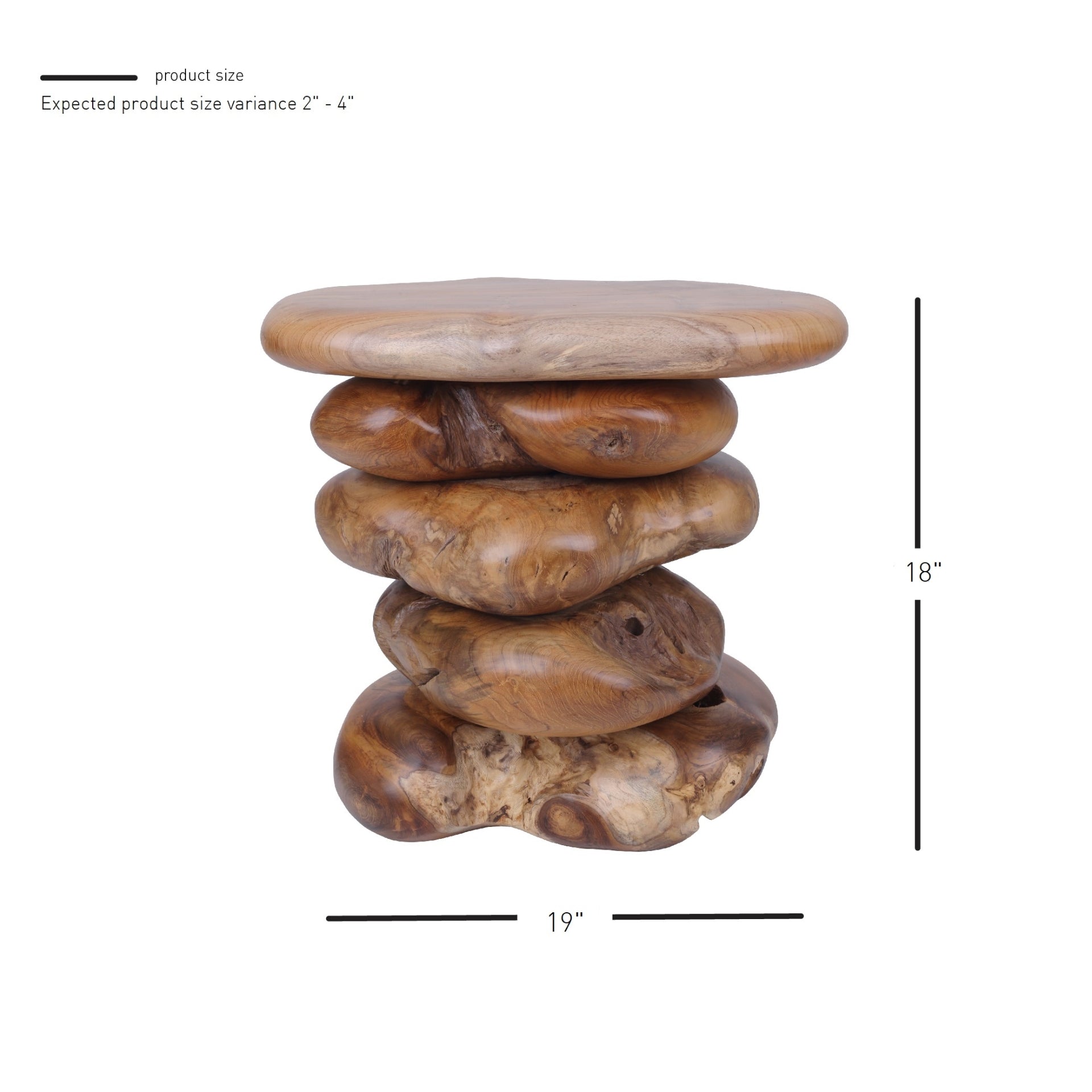 Katniss Reclaimed Teak Side/ End Table - What A Room