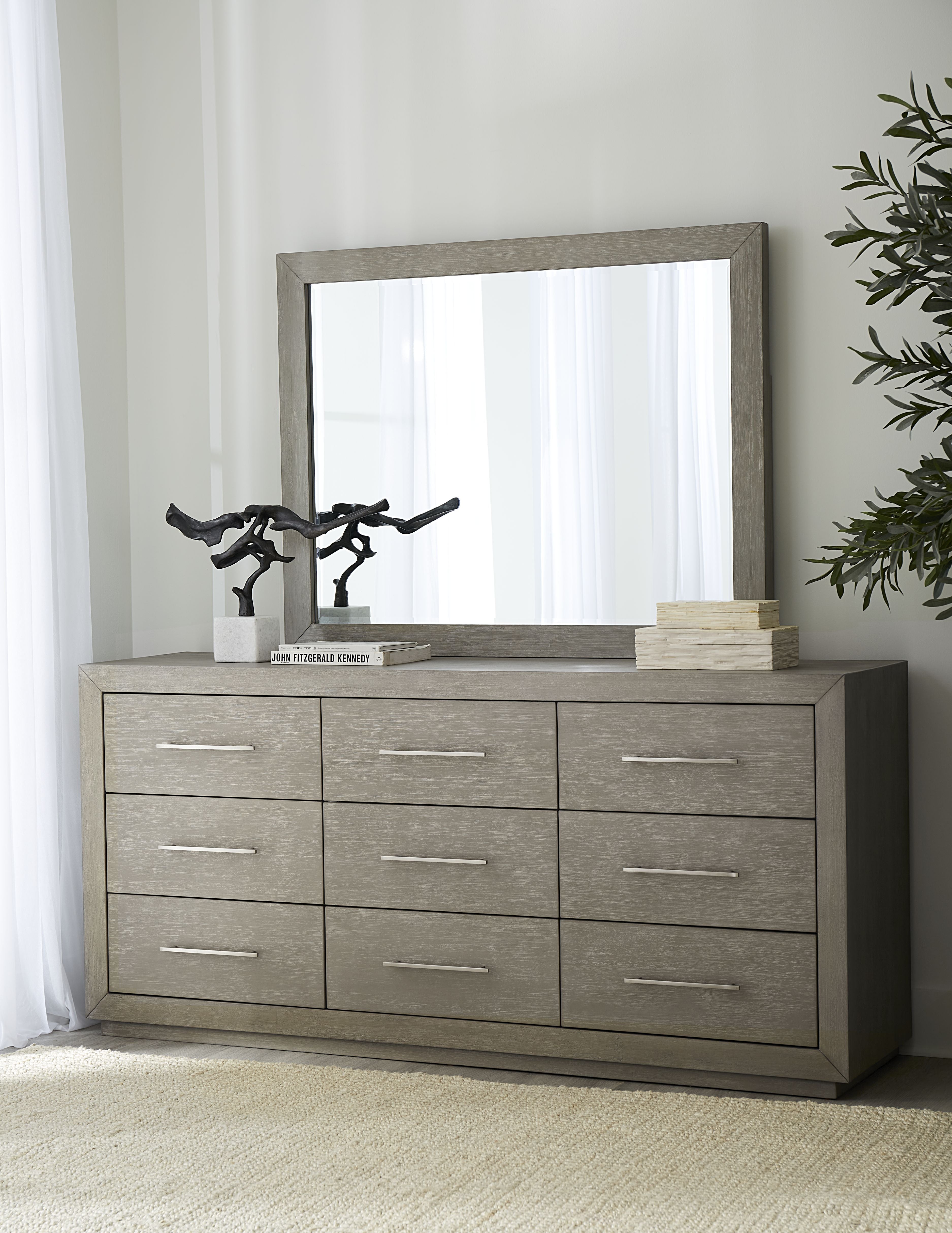 Melbourne Beveled Glass Mirror in Mineral - What A Room