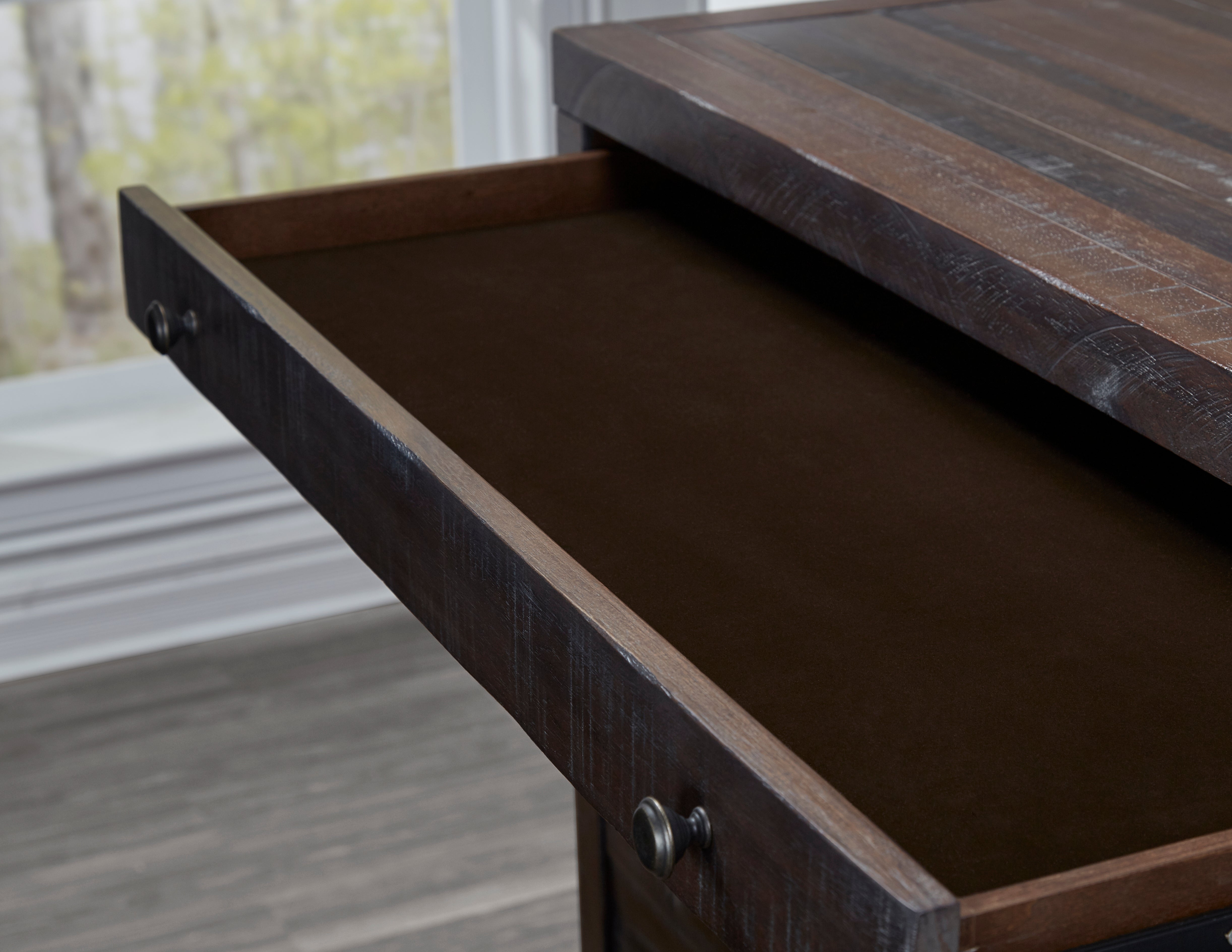 Townsend Five Drawer Solid Wood Chest in Java - What A Room