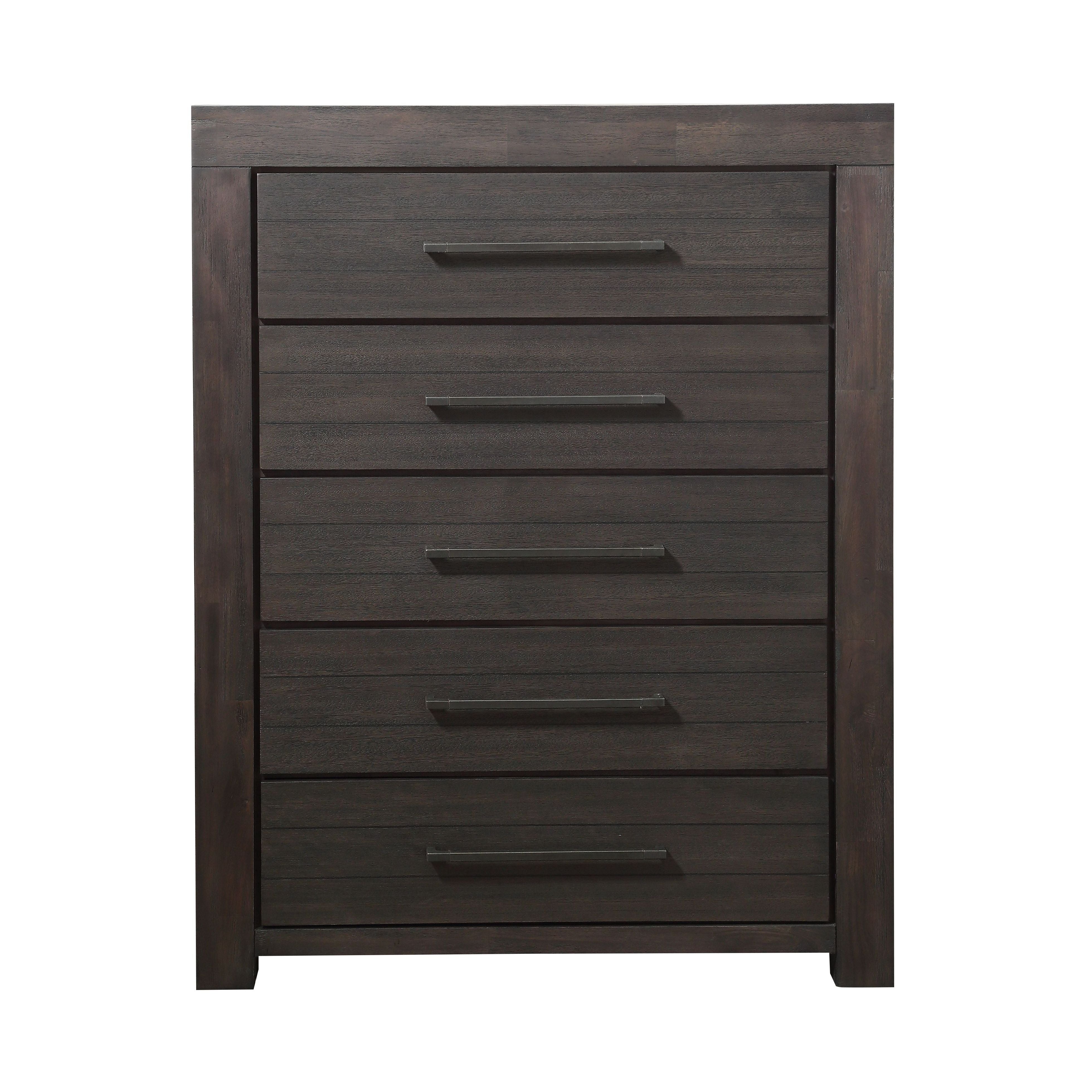 Heath Five Drawer Chest in Basalt Grey - What A Room