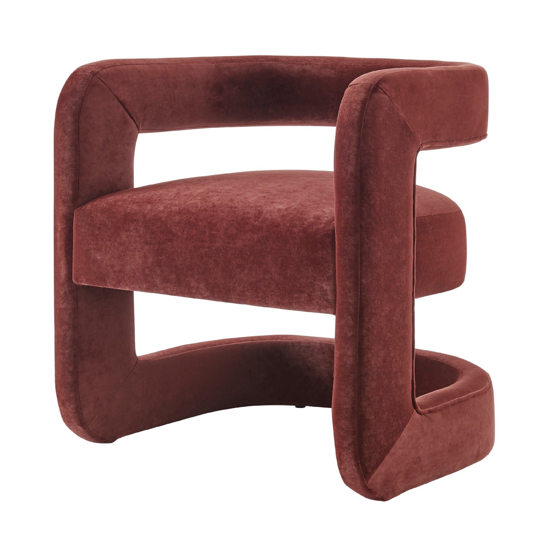 Althea Velvet Accent Arm Chair - What A Room
