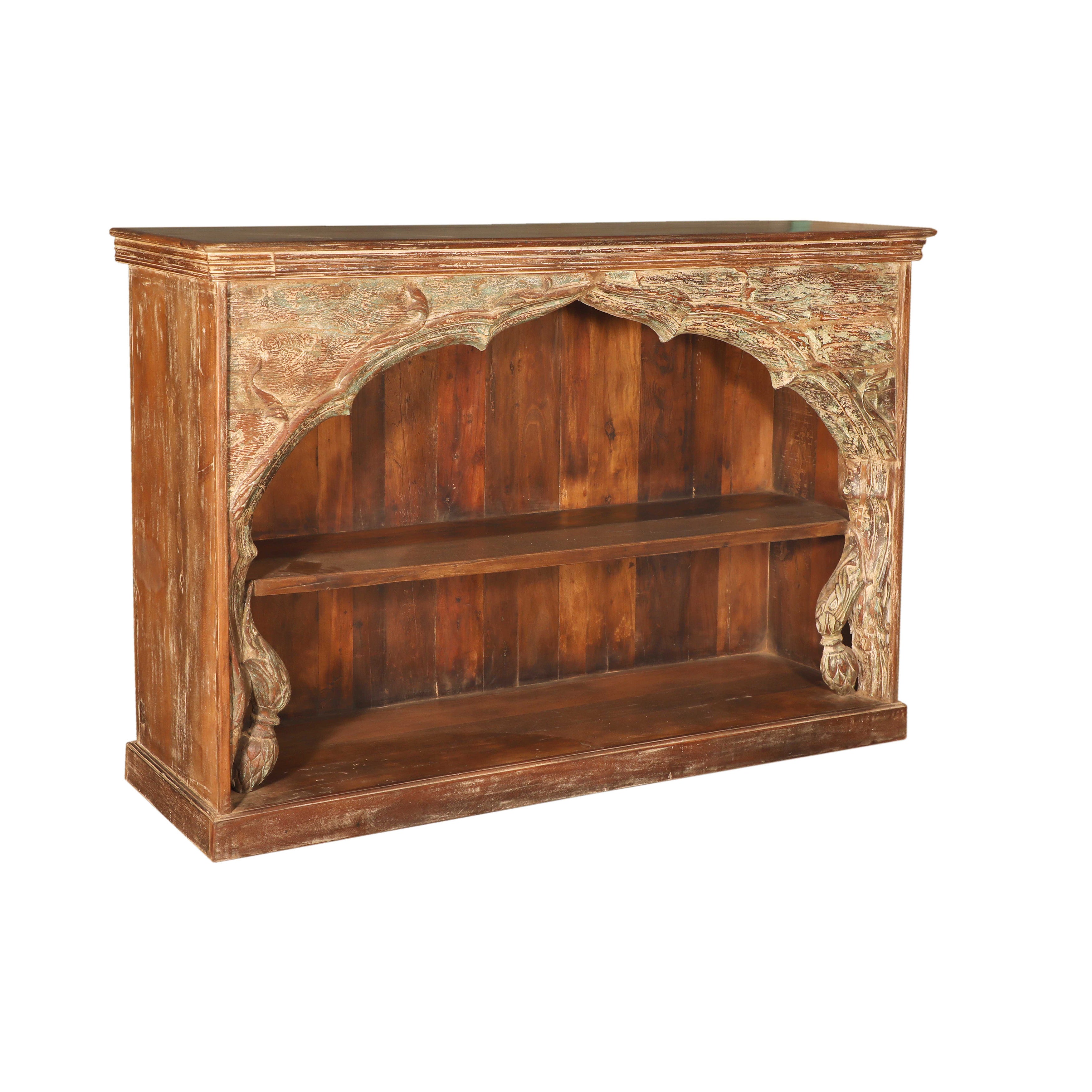 Antique Carved Bookcase - What A Room