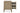 Sumire Three Drawer Ash Wood Nightstand in Ginger - What A Room