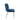 Fomo Chenille-upholstered Stainless Steel Base Dining Chair in Azure (Set of 2) - What A Room