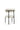 Aere Boucle Upholstered Metal Leg Dining Chair in Ivory and Black (Set of 2) - What A Room