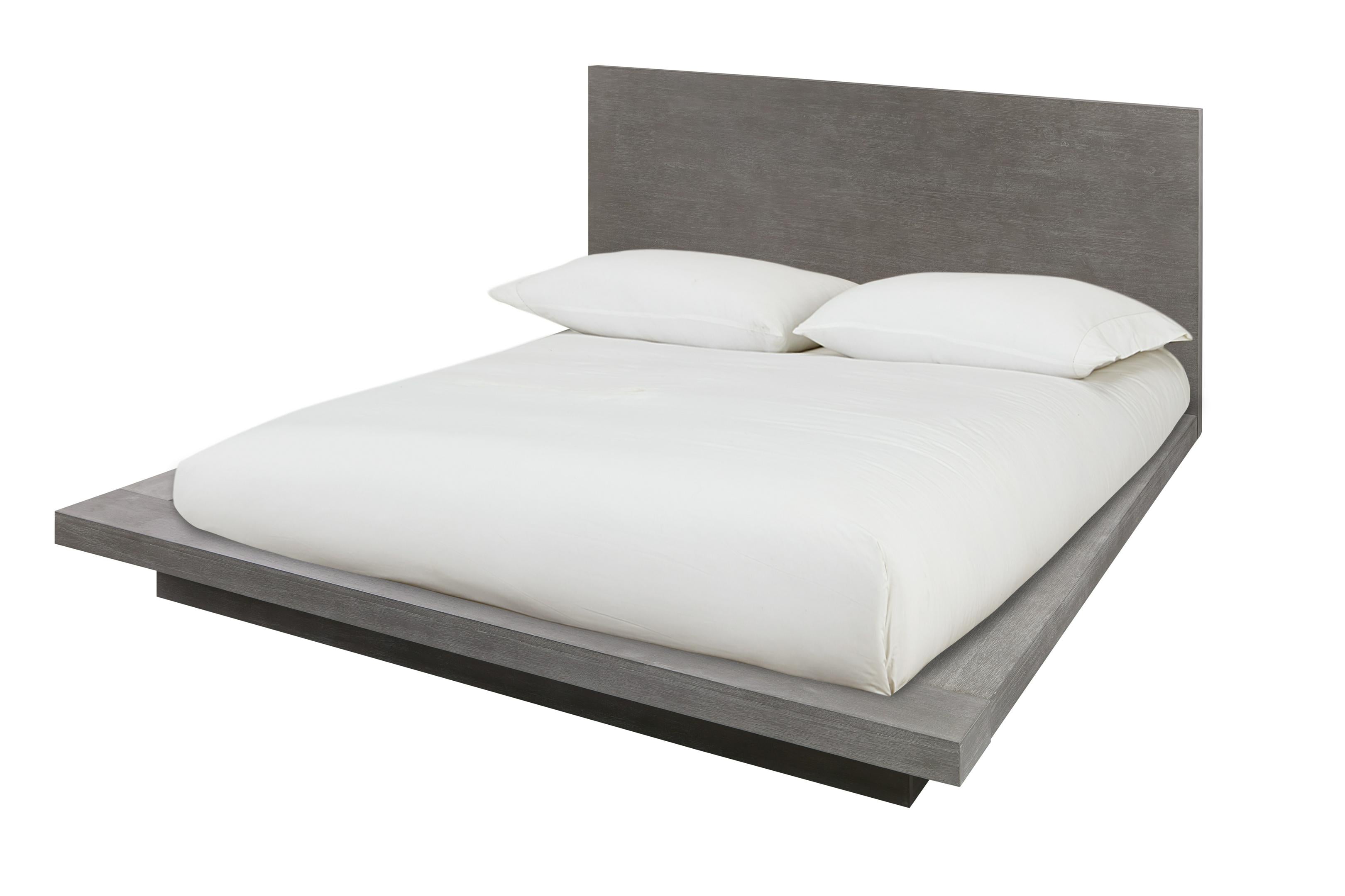 Melbourne Wood Platform Bed in Mineral - What A Room